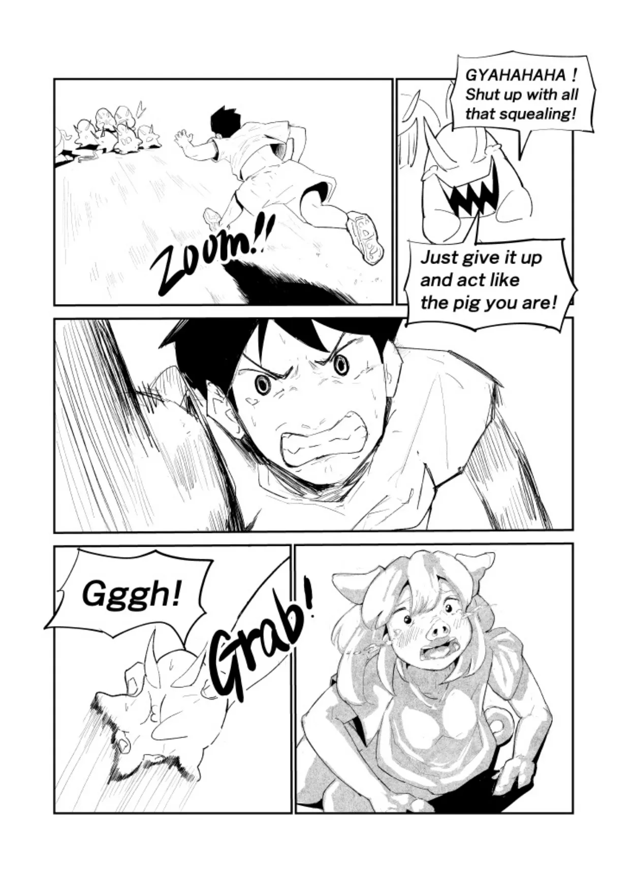 R-18 豚化「キミは今日から豚魔族 第2話」英語版含む - Page 27