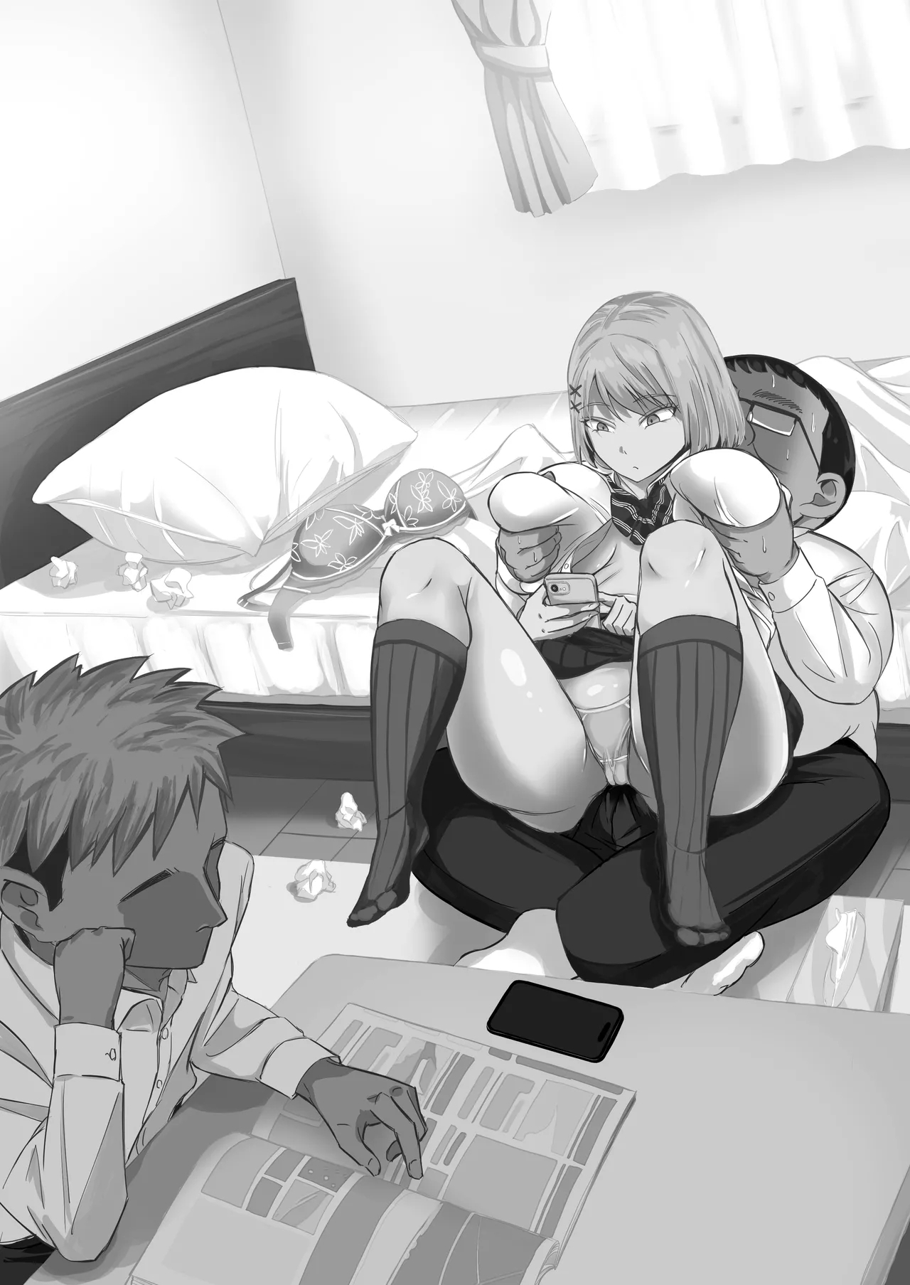 It seems like everyone except me has lost their concept of eroticism, so I decided to fuck her in front of her boyfriend - Page 33