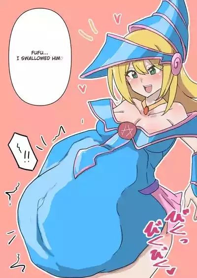 Black magician girl same size vore 9