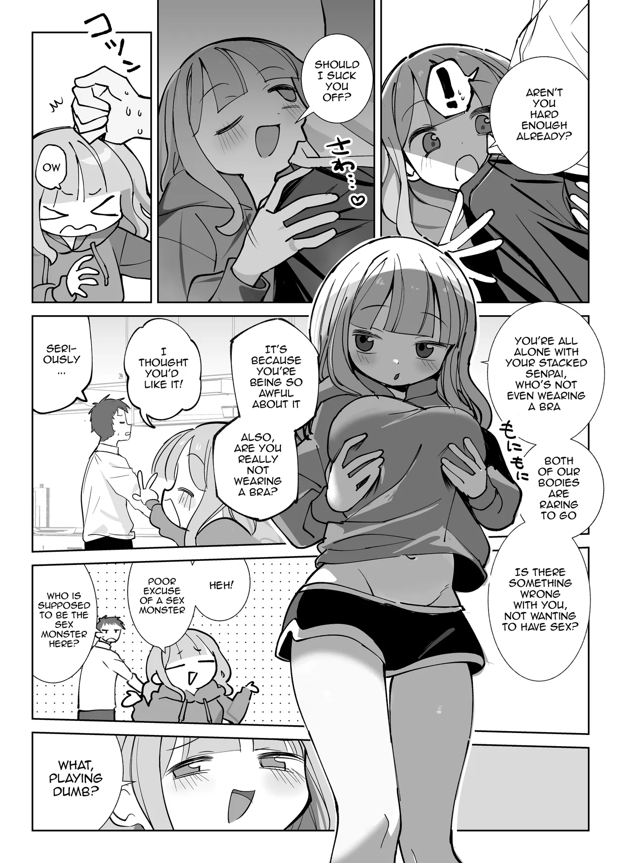 Nama Onaho Senpai /  Raw Onahole Senpai -The Horny Senpai Provokes Her Kouhai And He Fucks Her Brains Out And Cums Over And Over - Page 10