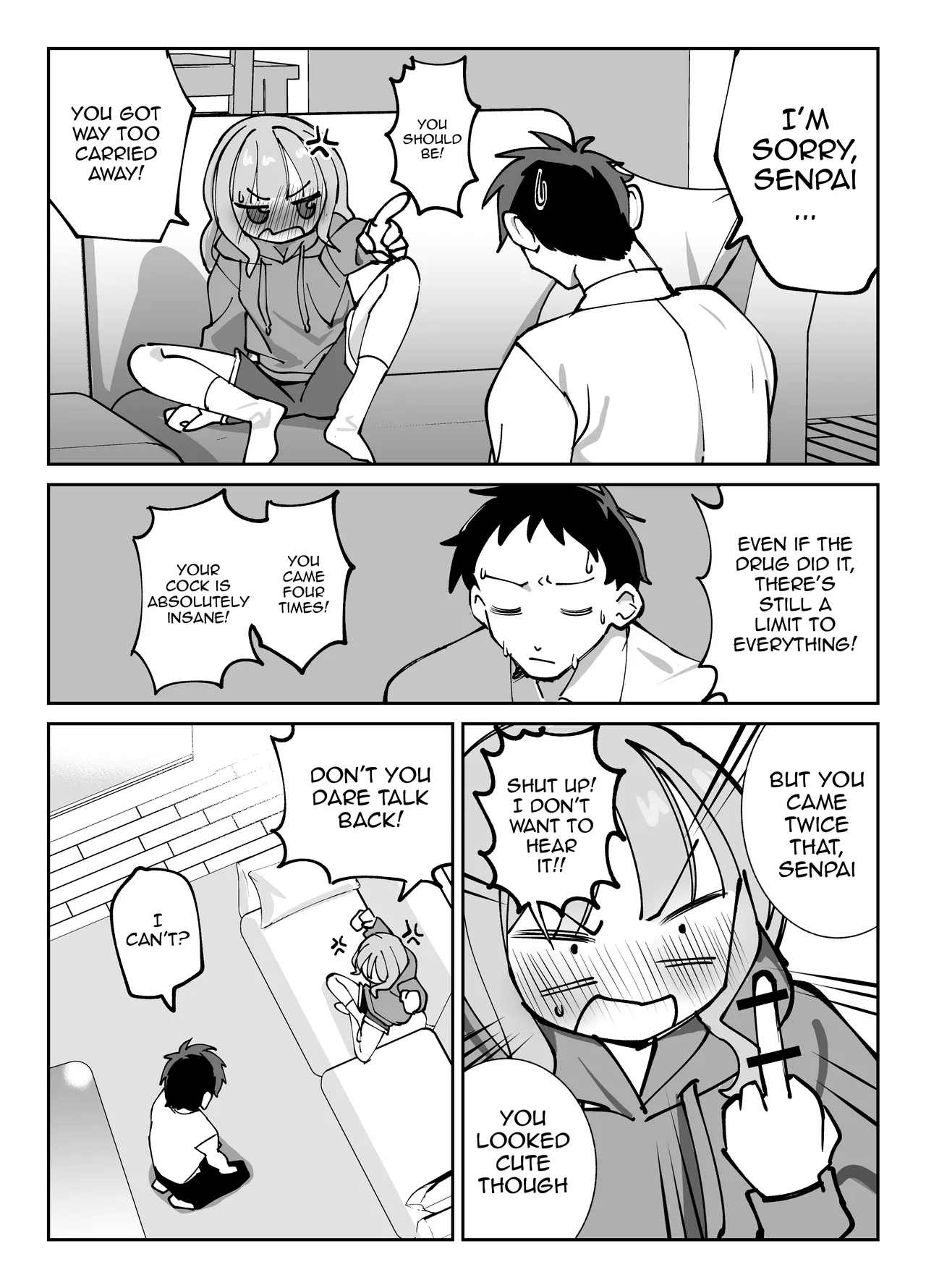 Nama Onaho Senpai /  Raw Onahole Senpai -The Horny Senpai Provokes Her Kouhai And He Fucks Her Brains Out And Cums Over And Over - Page 39