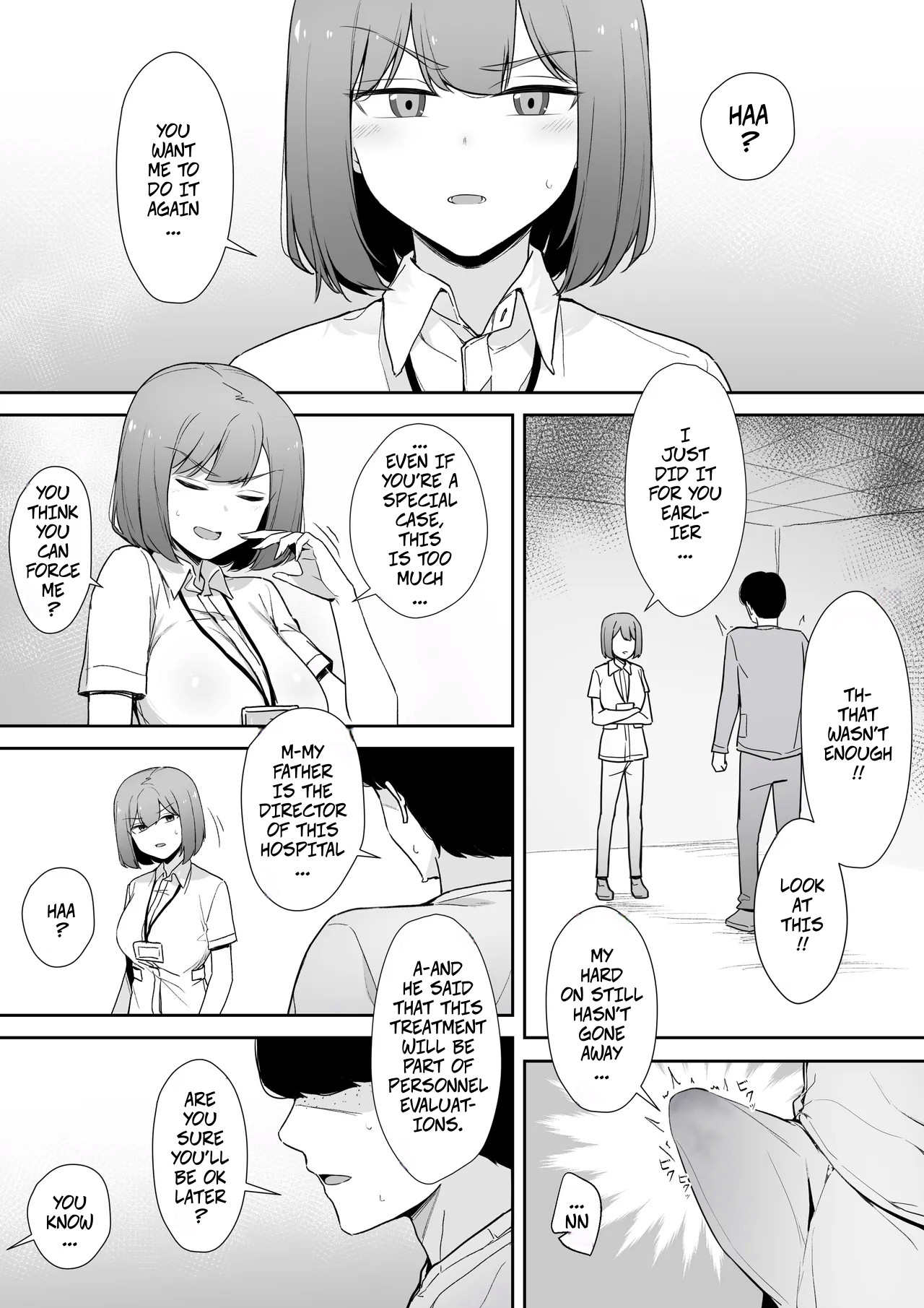 My Nurse Takes Care of My Sexual Needs With A Disgusted Look On Her Face - Page 8