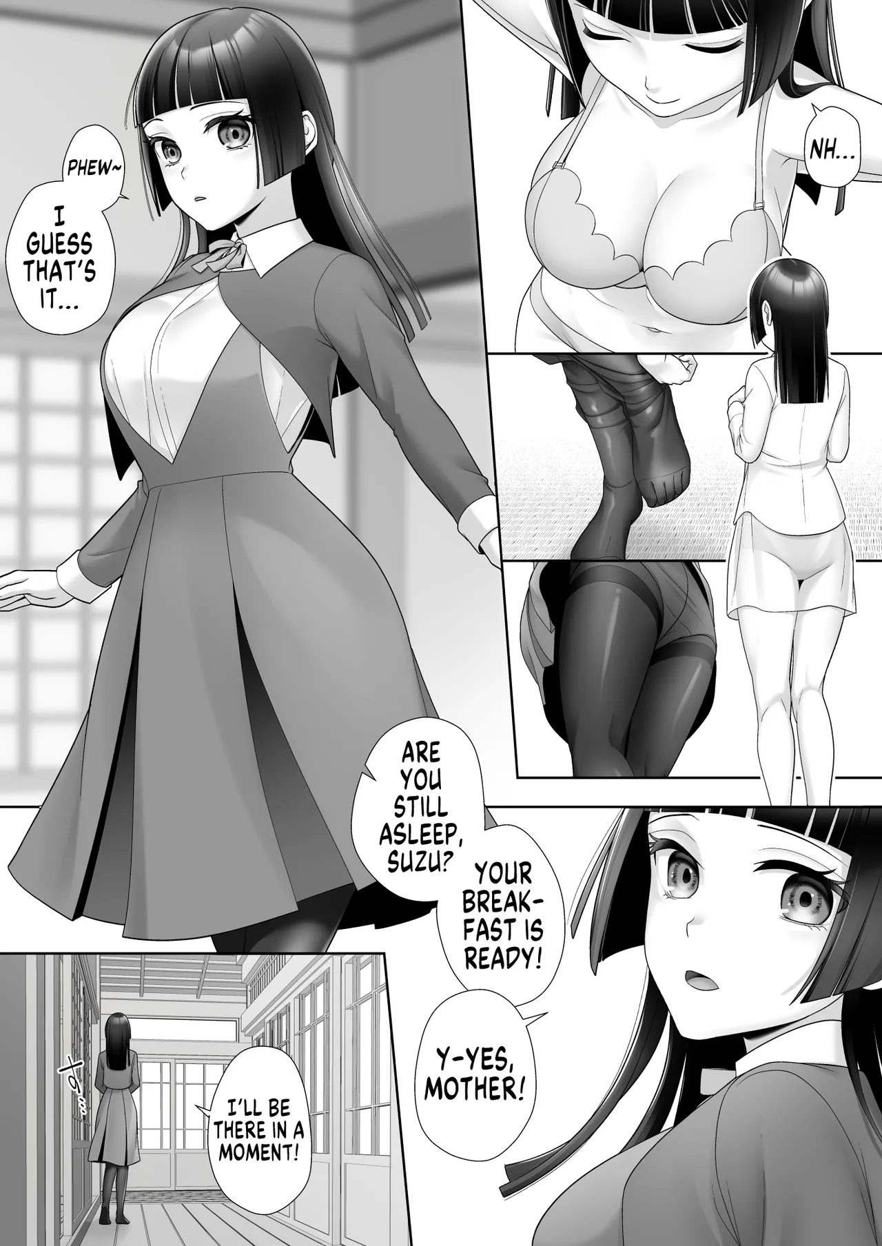 I Can't Believe this Pure, Traditionally Japanese Young Lady, whom I Switched Bodies With, has Succumbed to Male Lust - Page 4
