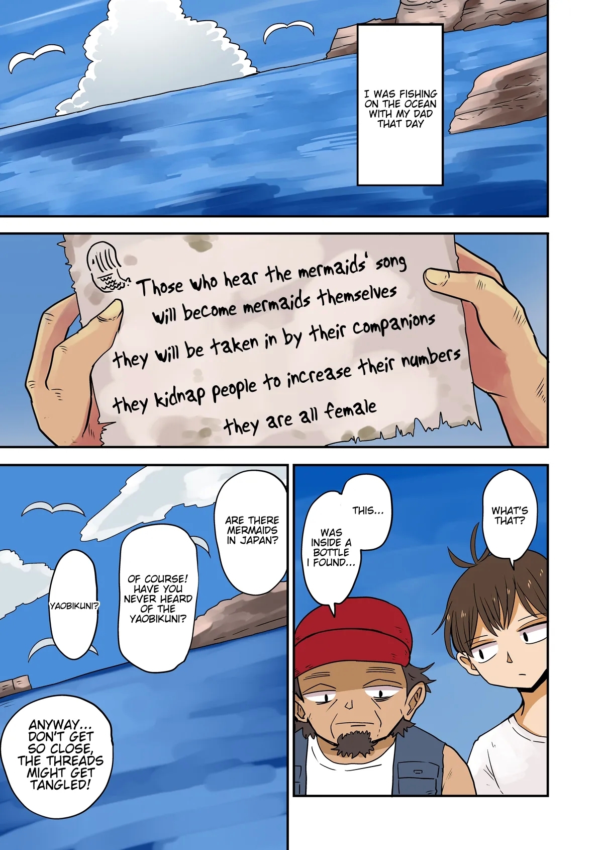 Father and son turned into mermaids 1