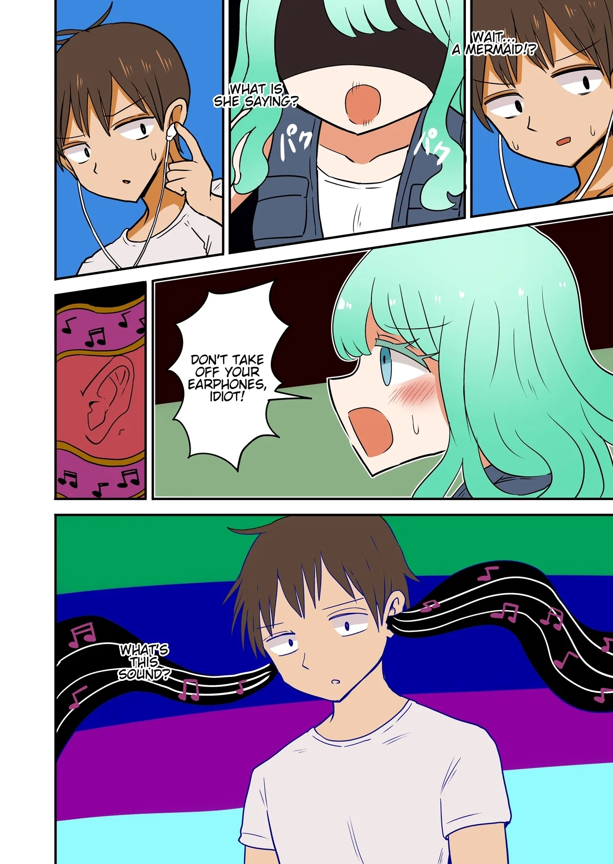 Father and son turned into mermaids 4