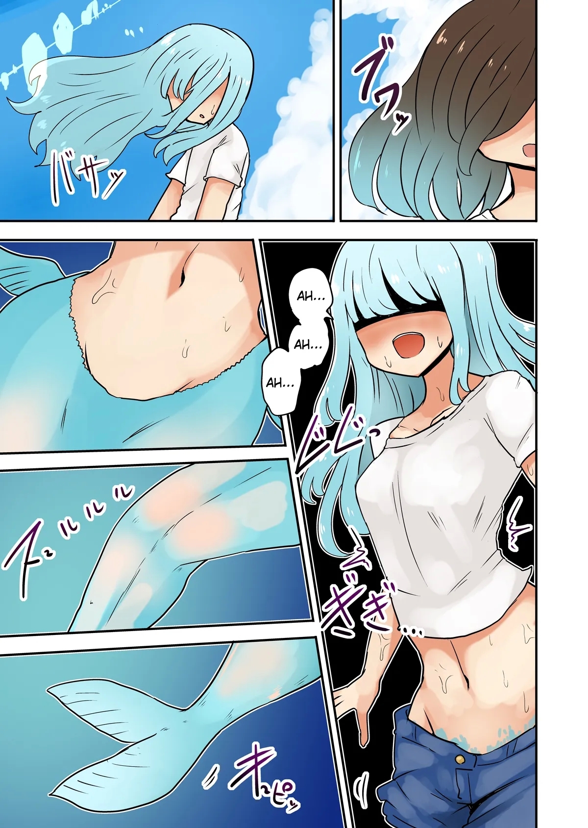 Father and son turned into mermaids 5