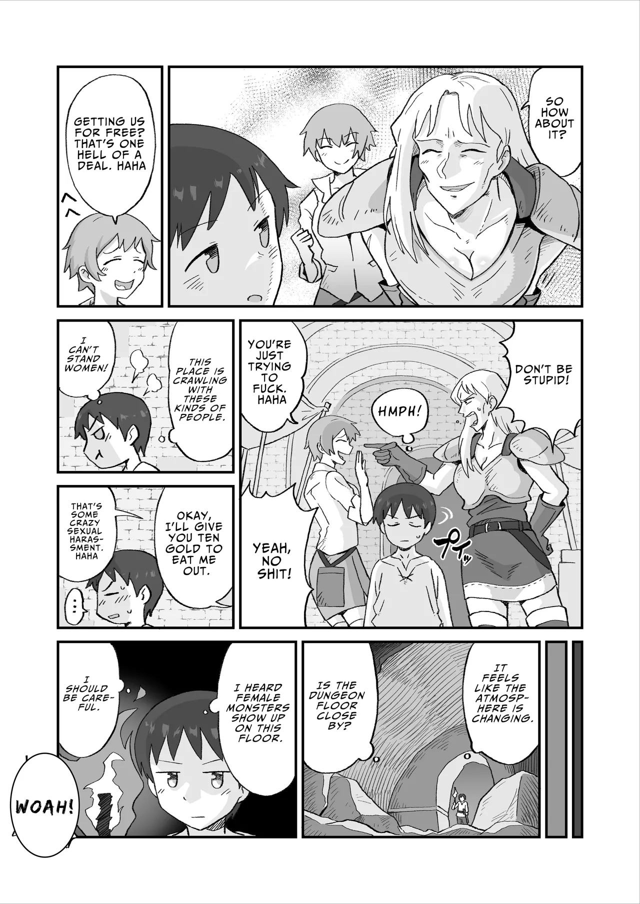 犯されダンジョン〜女性優位の世界でモンスターや冒険者に搾られる〜 | FUCK DUNGEON - Page 5