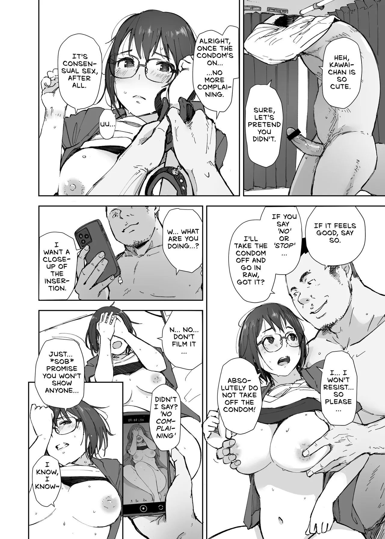 Senpai no Dekai Kuruma ga Boku no Kanojo o Nosete Hageshiku Yureru - My Girlfriend's Rocky Ride in Senpai's Big Car - Page 25