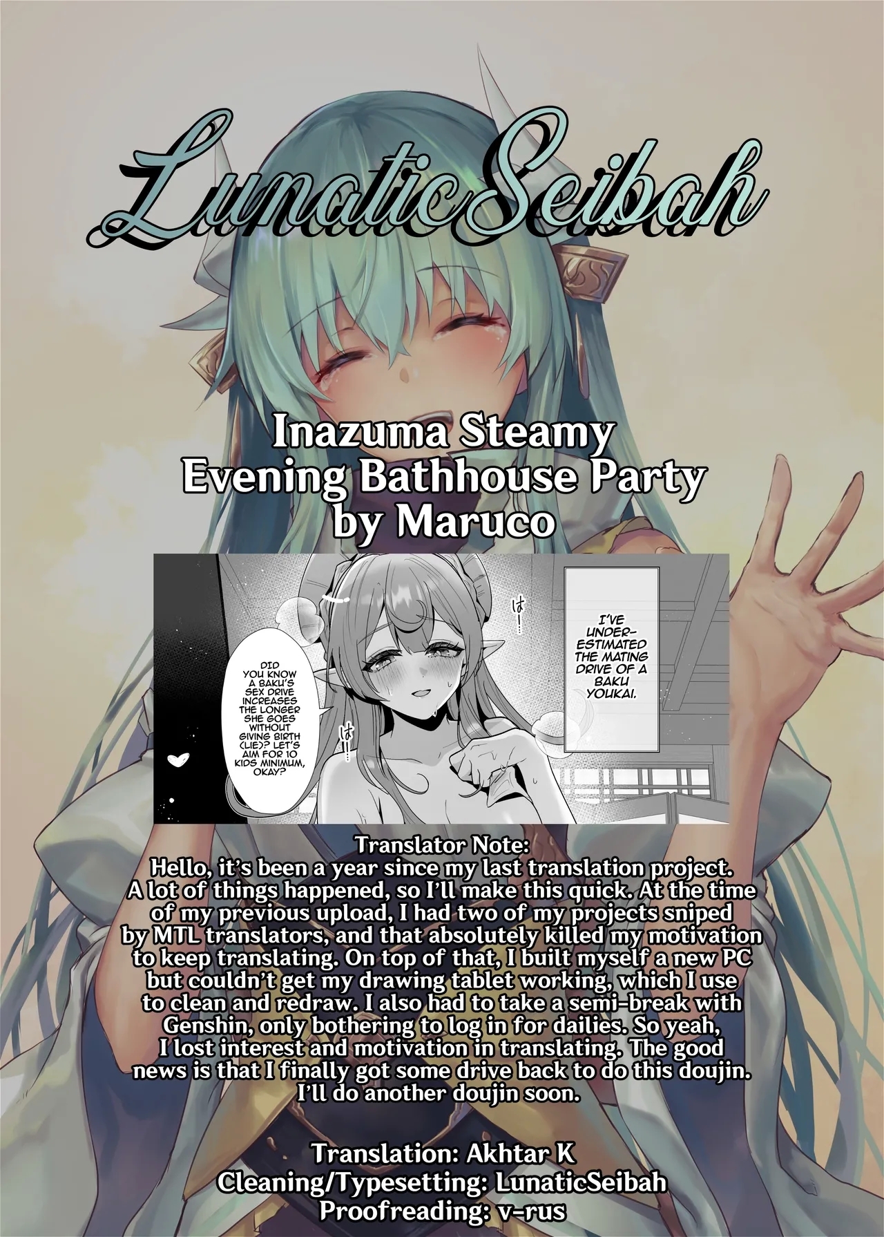 Inazuma Steamy Evening Bathhouse Party - Page 31