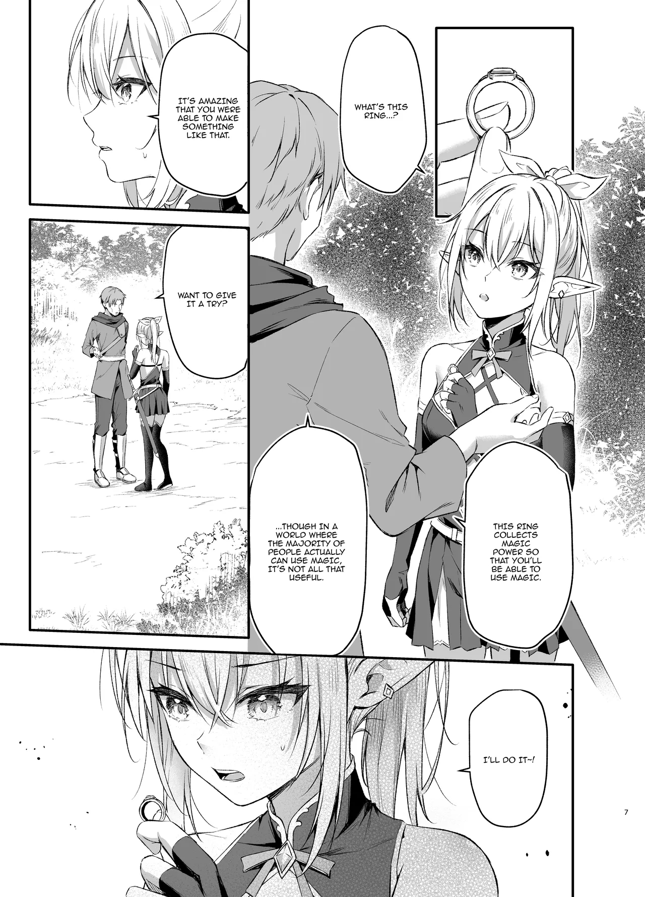 Elf-chan no Saimin Yubiwa Monogatari / Story About Using a Hypnosis Ring on An Elf - Page 7
