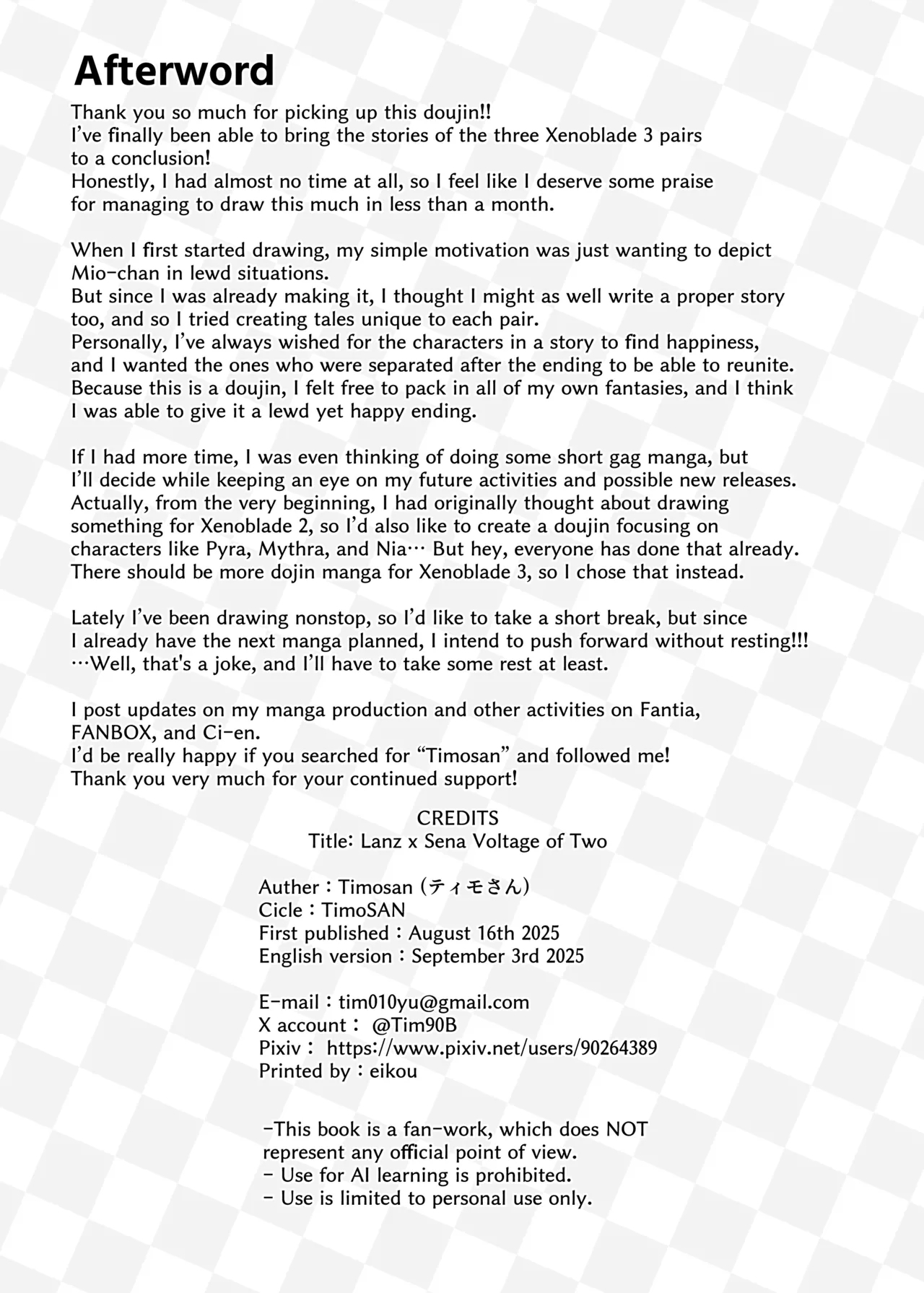 Lanz X Sena Voltage of Two - Page 34