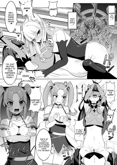 Watashi-tachi Futari de Chikara o Awasereba Futanari Onna Kanbu Nanka ni Zettai ni Makenai‼ | Together, our power combined will never lose to some futanari female executive! 3