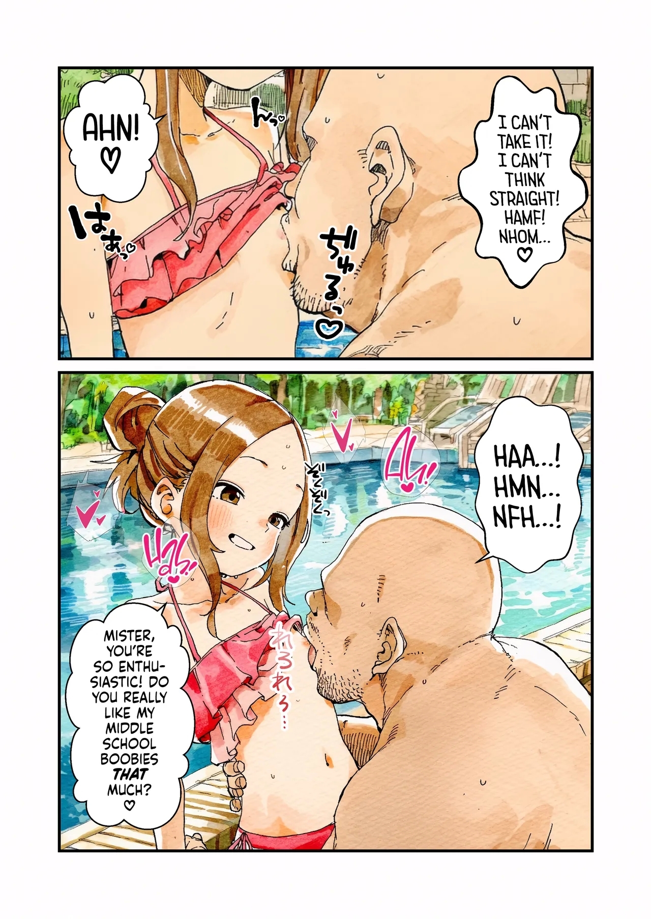 NTR Jouzu na Takagisan Pool Date Edition - Page 10