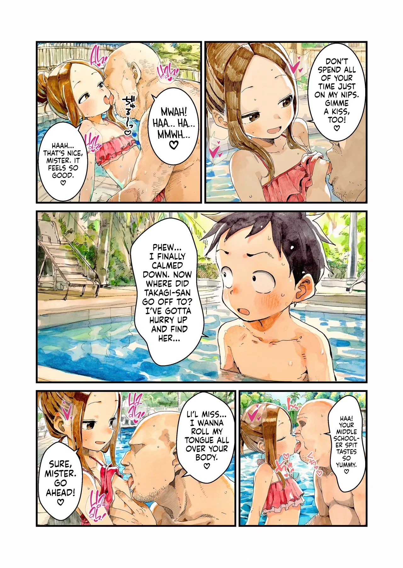 NTR Jouzu na Takagisan Pool Date Edition - Page 11