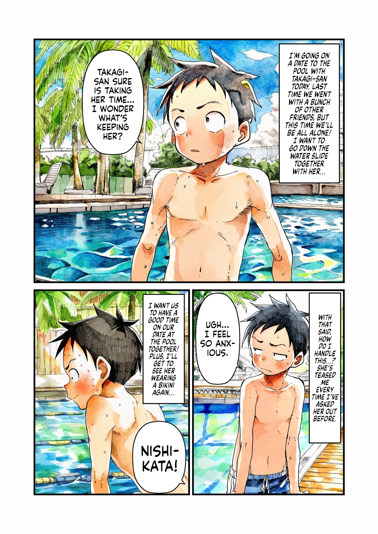NTR Jouzu na Takagisan Pool Date Edition - Page 2