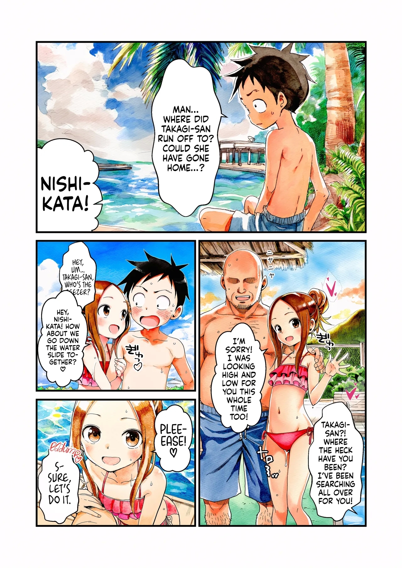 NTR Jouzu na Takagisan Pool Date Edition - Page 31