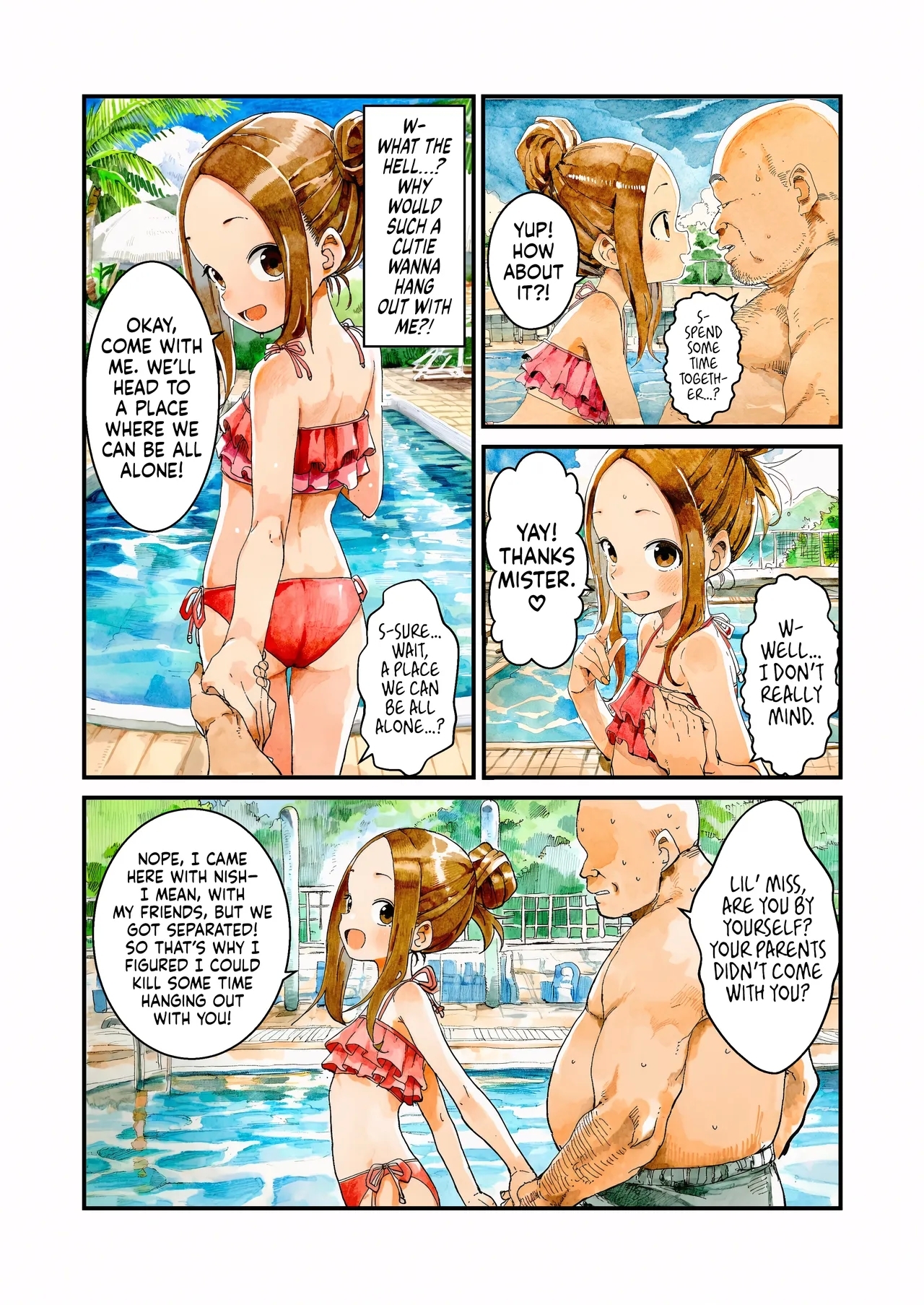 NTR Jouzu na Takagisan Pool Date Edition - Page 7