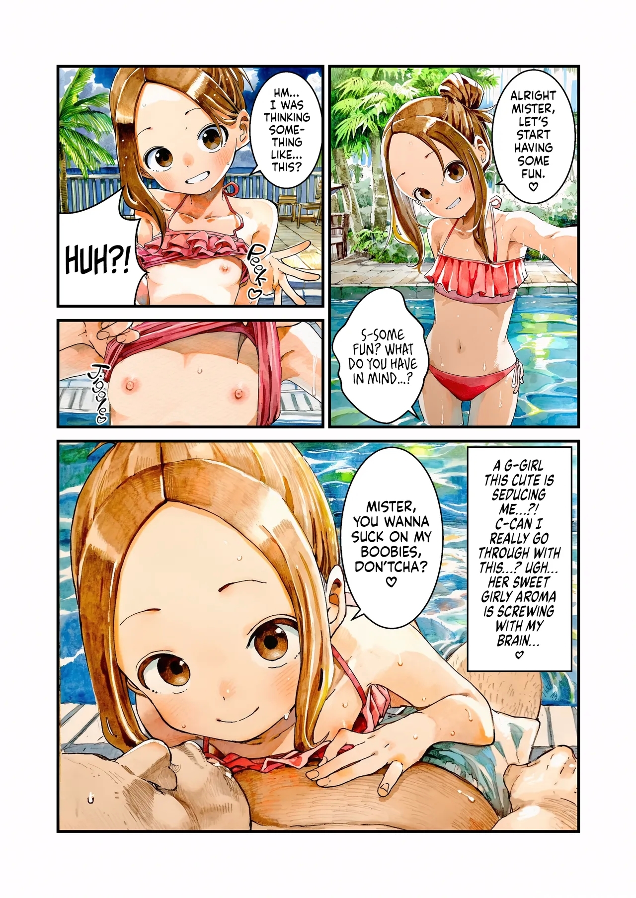NTR Jouzu na Takagisan Pool Date Edition - Page 9