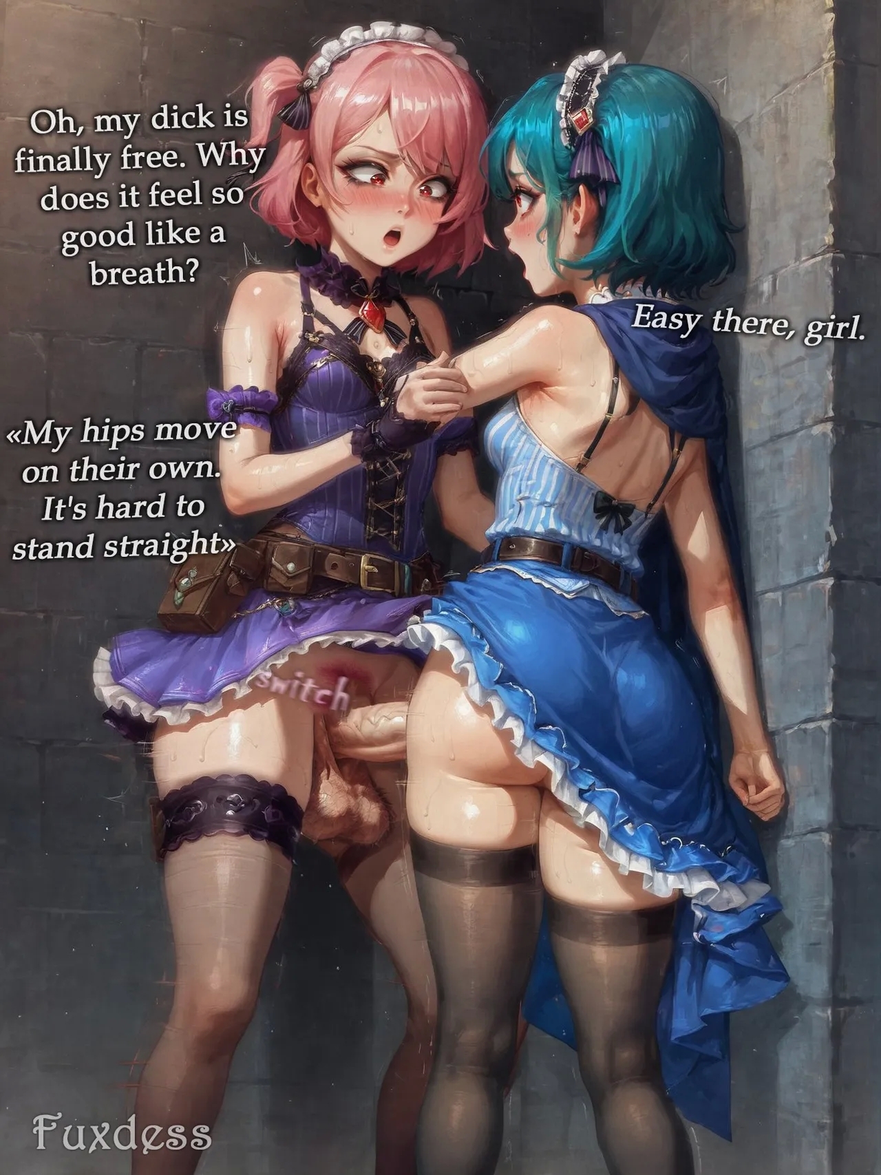 Potion show worker accidentally becomes a horribly sexy futanari monster! By Fuxdess, Part 2 - Page 18