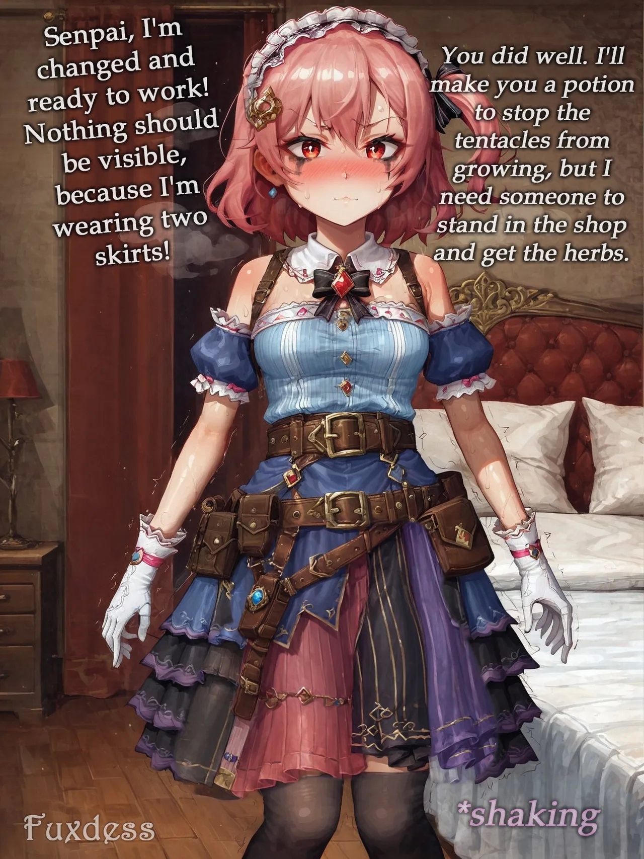 Potion show worker accidentally becomes a horribly sexy futanari monster! By Fuxdess, Part 2 - Page 5