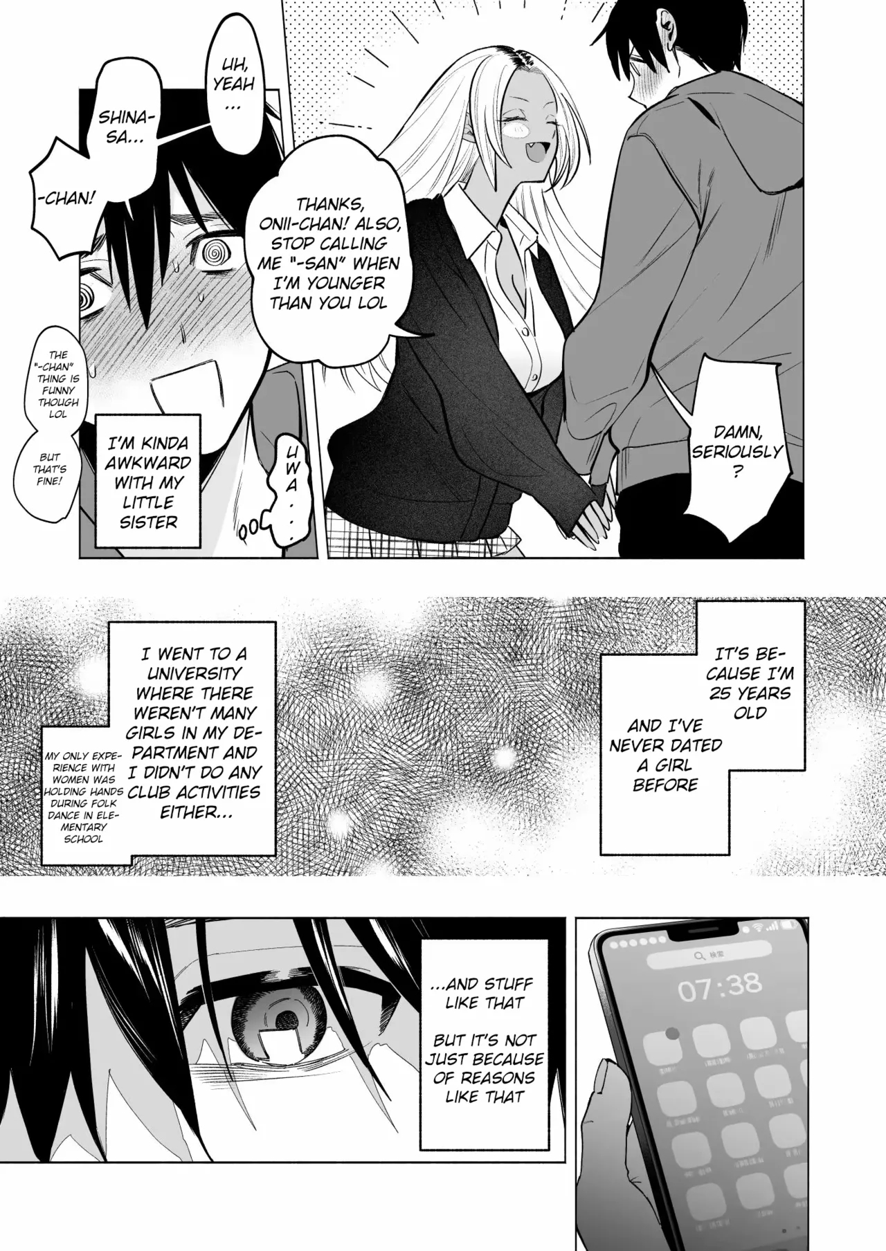 Kuro Gal Kyonyuu Gimai wa Boku o Yasashiku Sakusei Shitai - Page 6