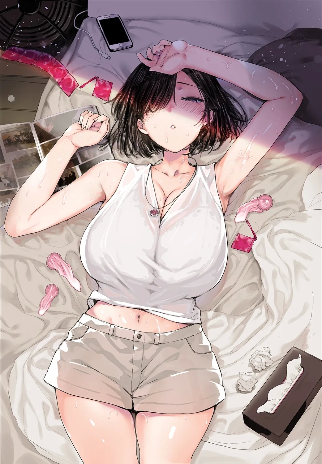 [バス停シャワー (桂井よしあき)] 夏、妻の選択… [DL版] - Hentaiaz.com - 1