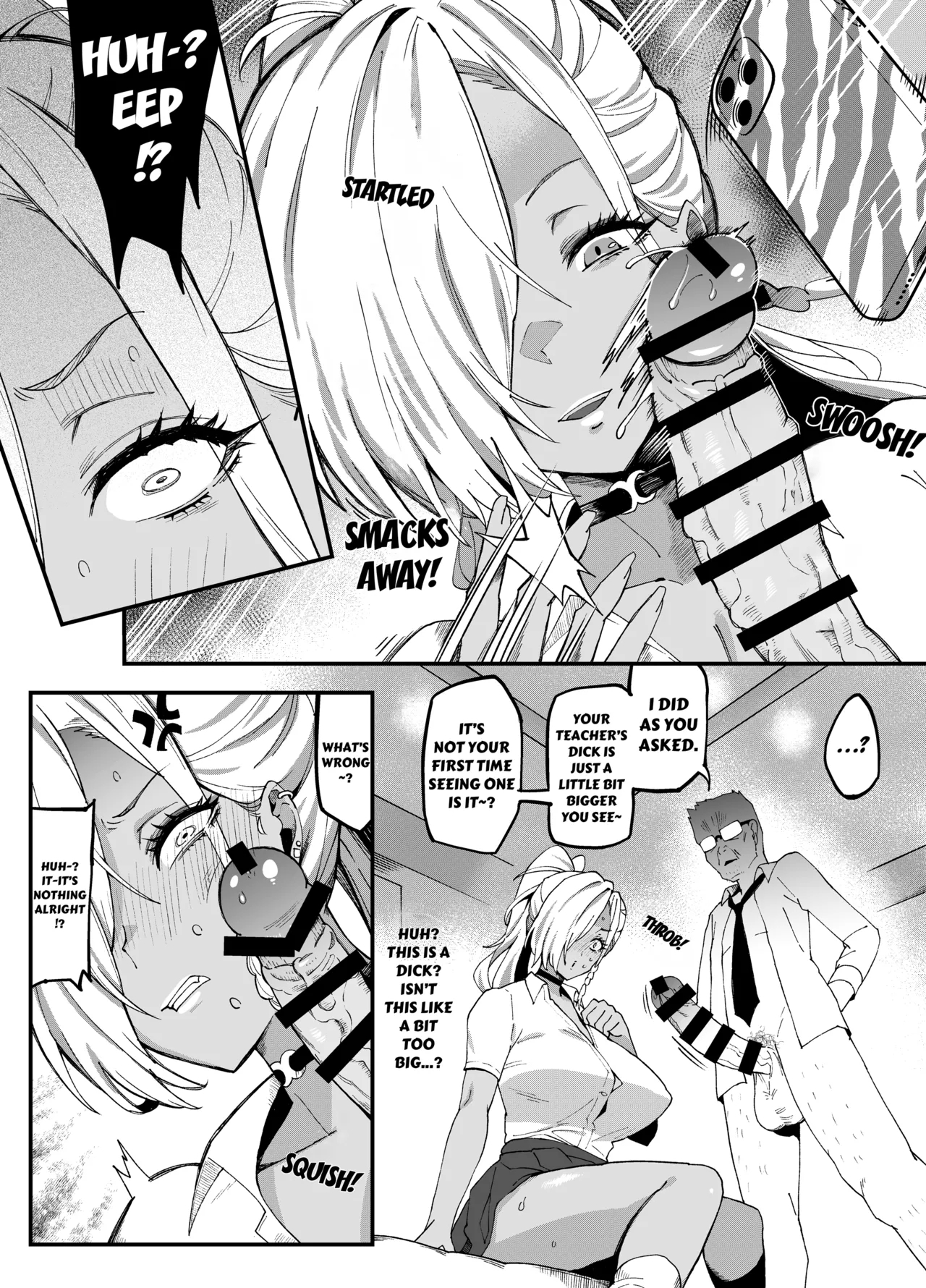 Mucchiri Dekkai Tsuyo Tsuyo Bitch Gal o Wakaraseru | Making the Tall Plump Tough Bitch Gal understand her Place - Page 11