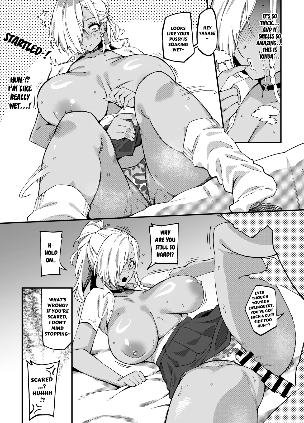 Mucchiri Dekkai Tsuyo Tsuyo Bitch Gal o Wakaraseru | Making the Tall Plump Tough Bitch Gal understand her Place - Page 15