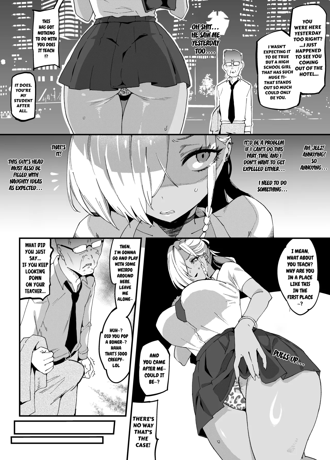 Mucchiri Dekkai Tsuyo Tsuyo Bitch Gal o Wakaraseru | Making the Tall Plump Tough Bitch Gal understand her Place - Page 9