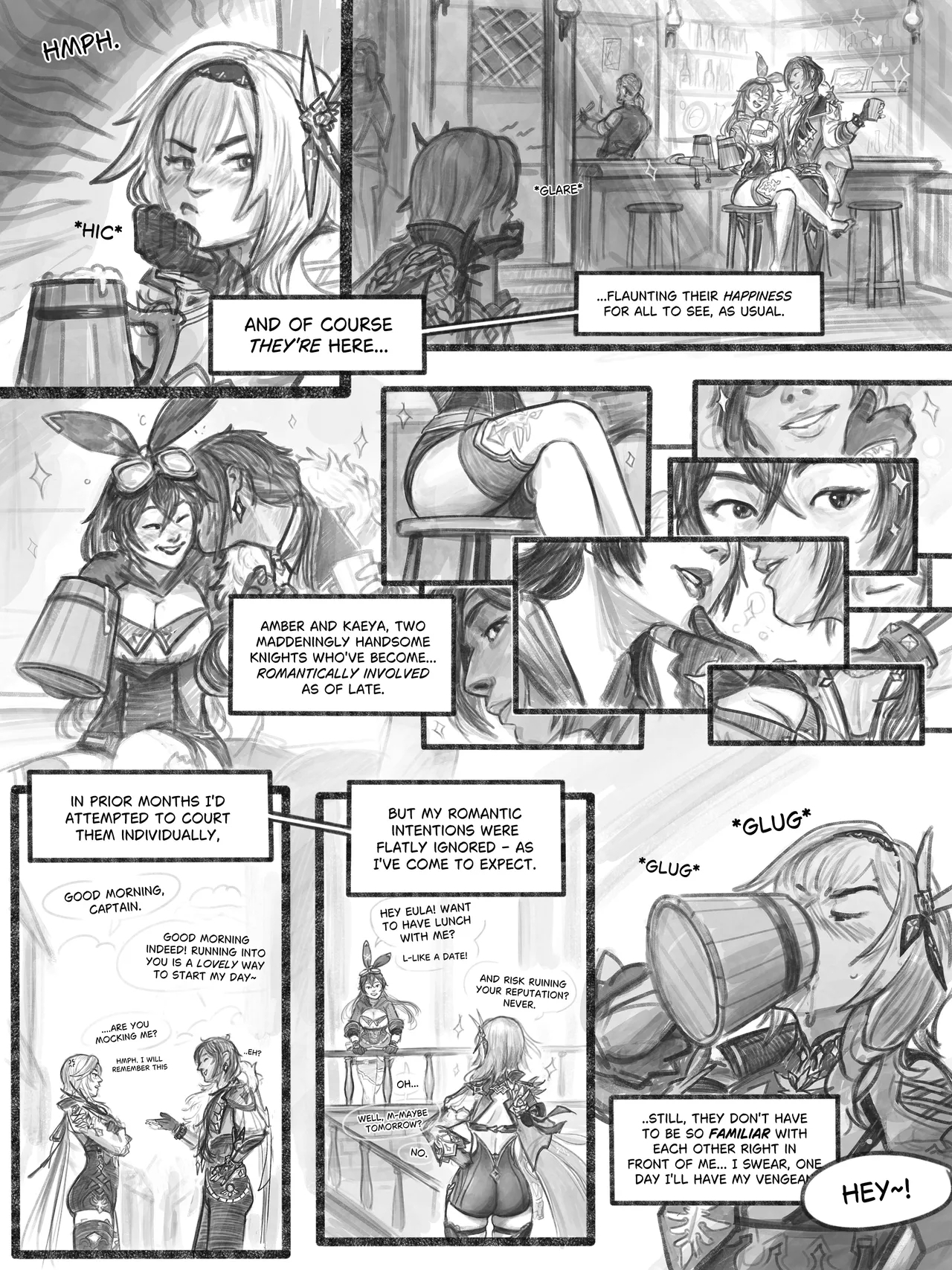 Knighty Night Genshin Impact - Page 3