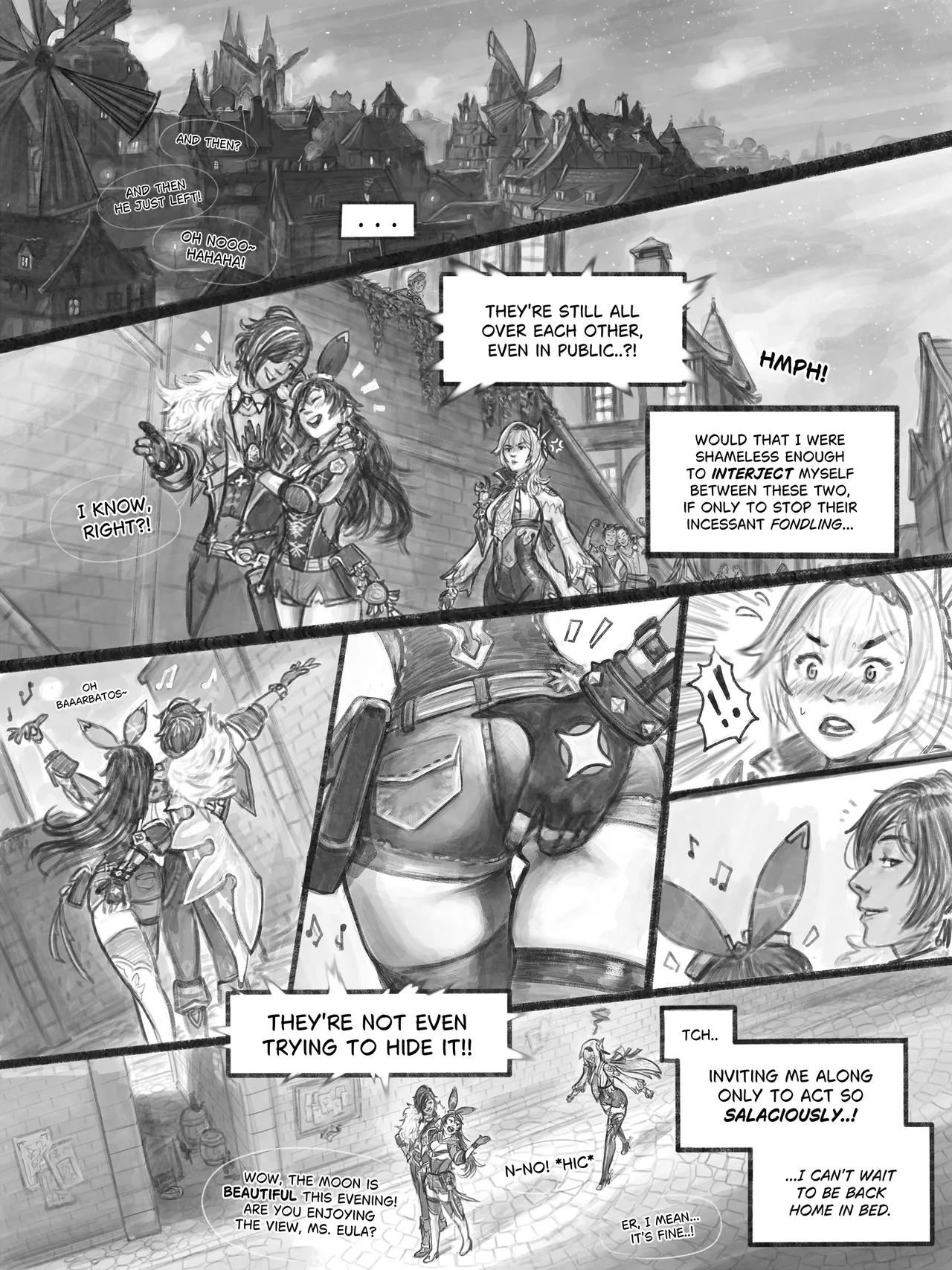 Knighty Night Genshin Impact - Page 6