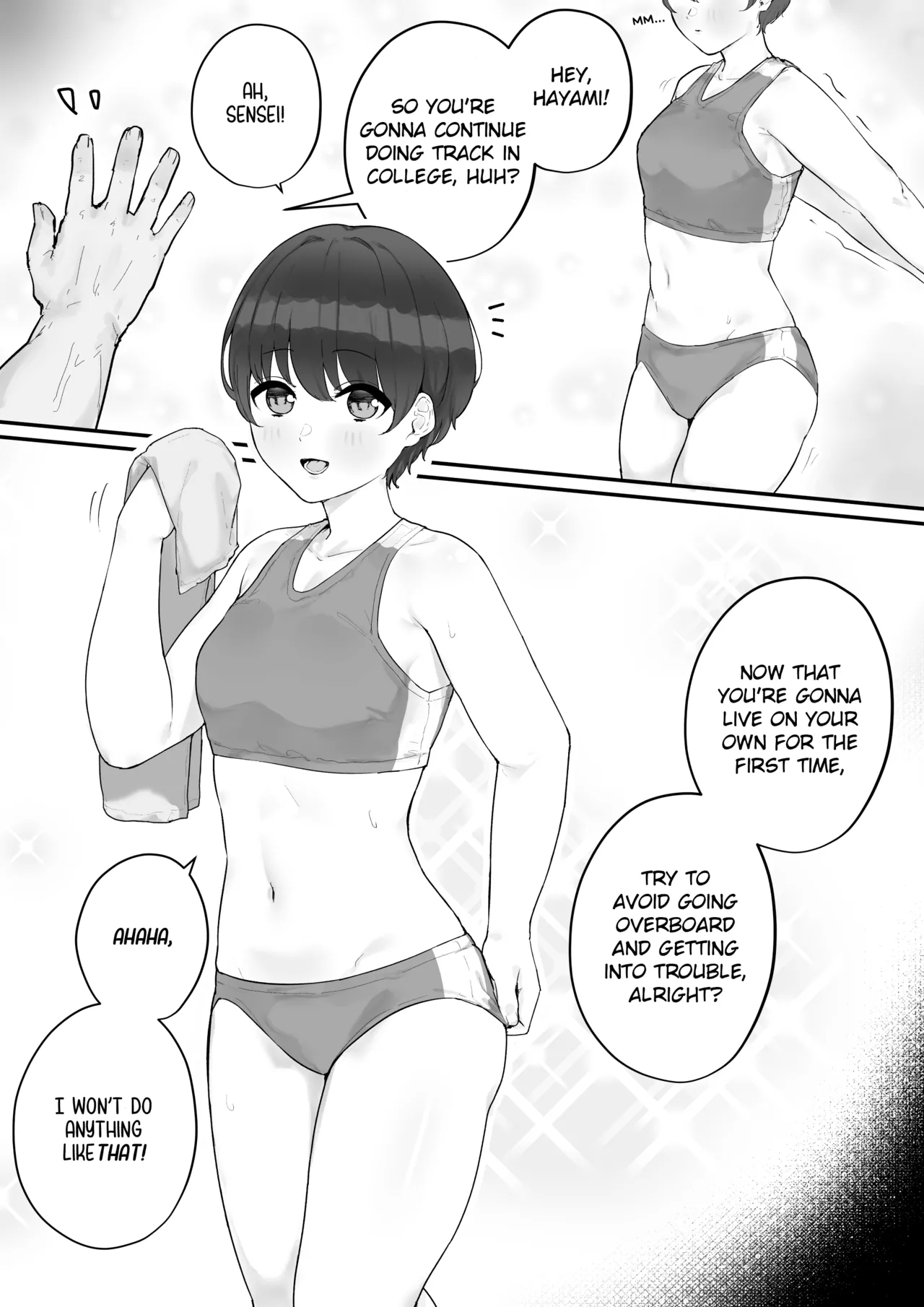 Track Team Girl - Page 1
