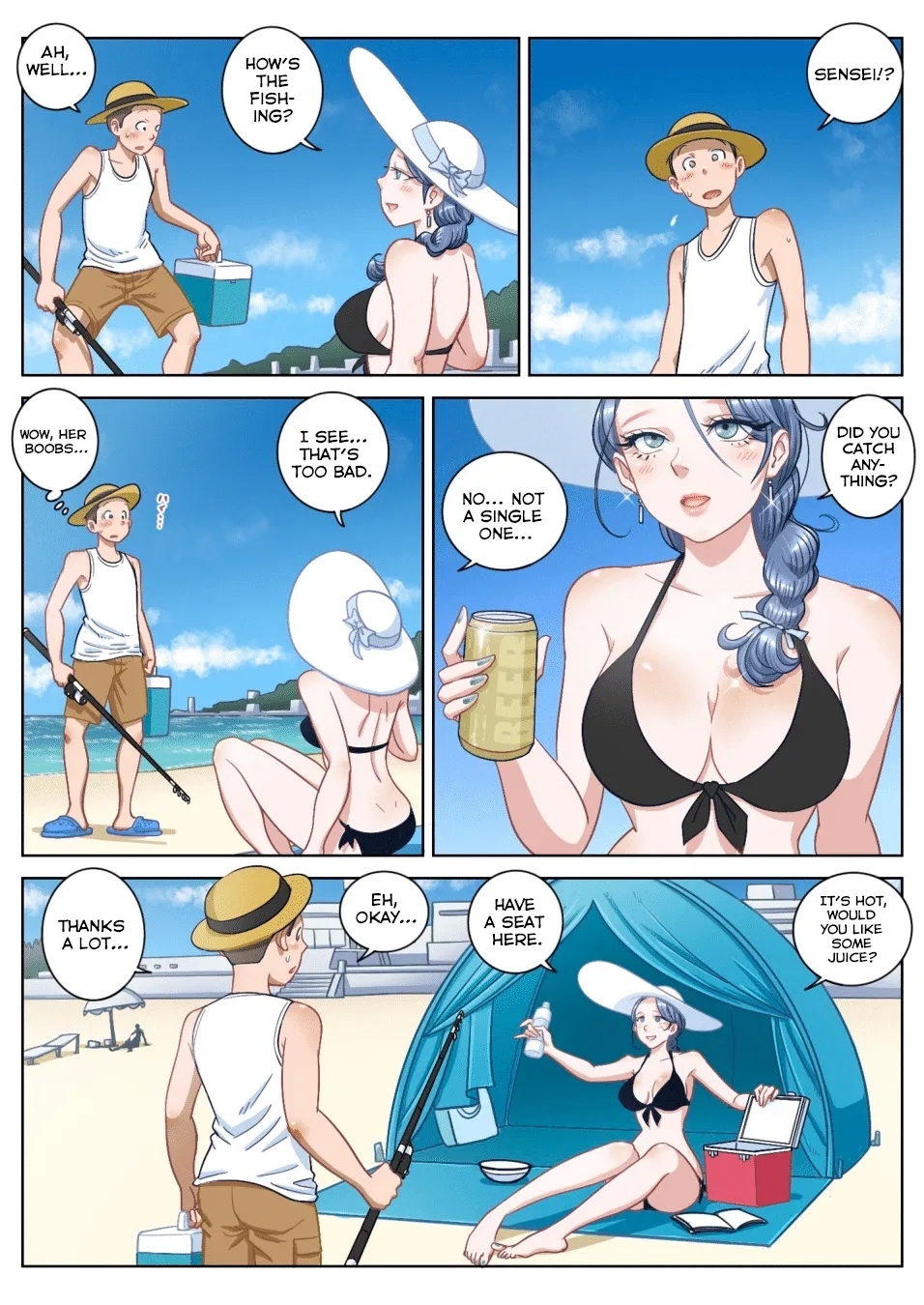 [うにまん] SUMMER VACATION [英訳] - Hentaiaz.com - 3