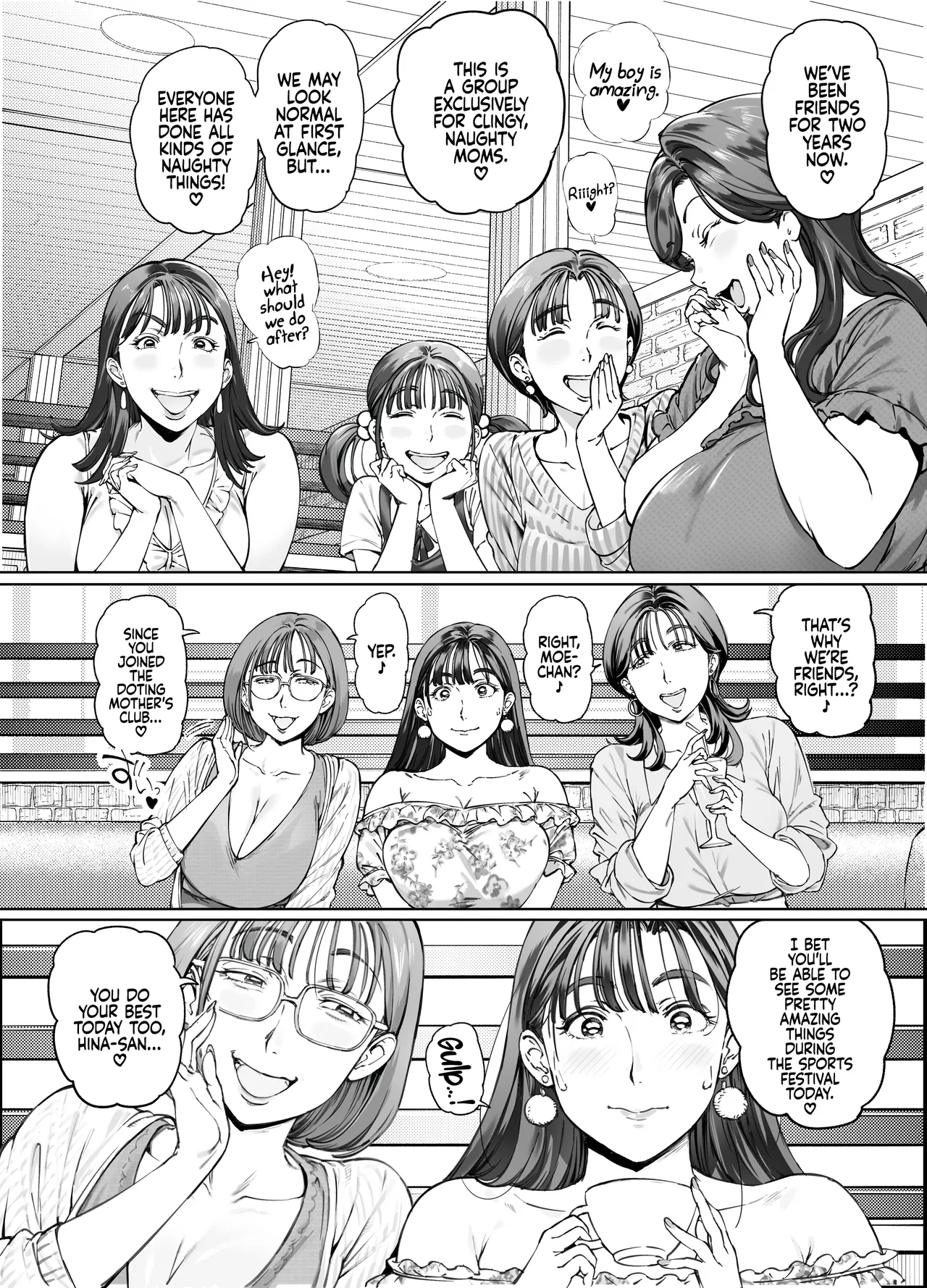 Dekiai Kansatsu Nikki 2 Mama Tomo Mi~nna de Hamedori Daiundoukai! | A Doting Mother’s Observation Diary 2: Mommy's Friend's Sports Festival Sex Tape - Page 8