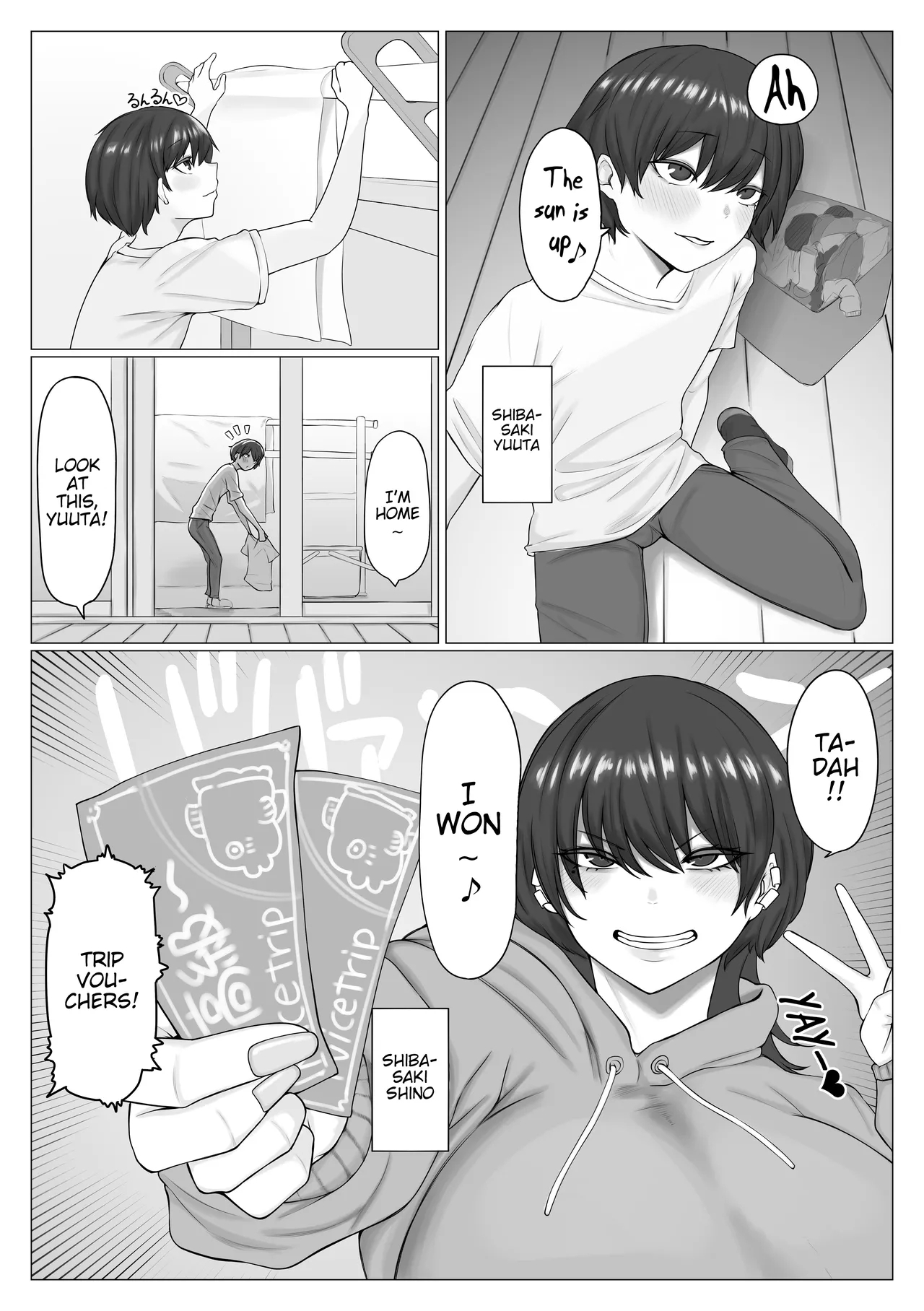Shitei ga Ryokousaki de Mechakucha Sex suru Ohanashi - Page 2