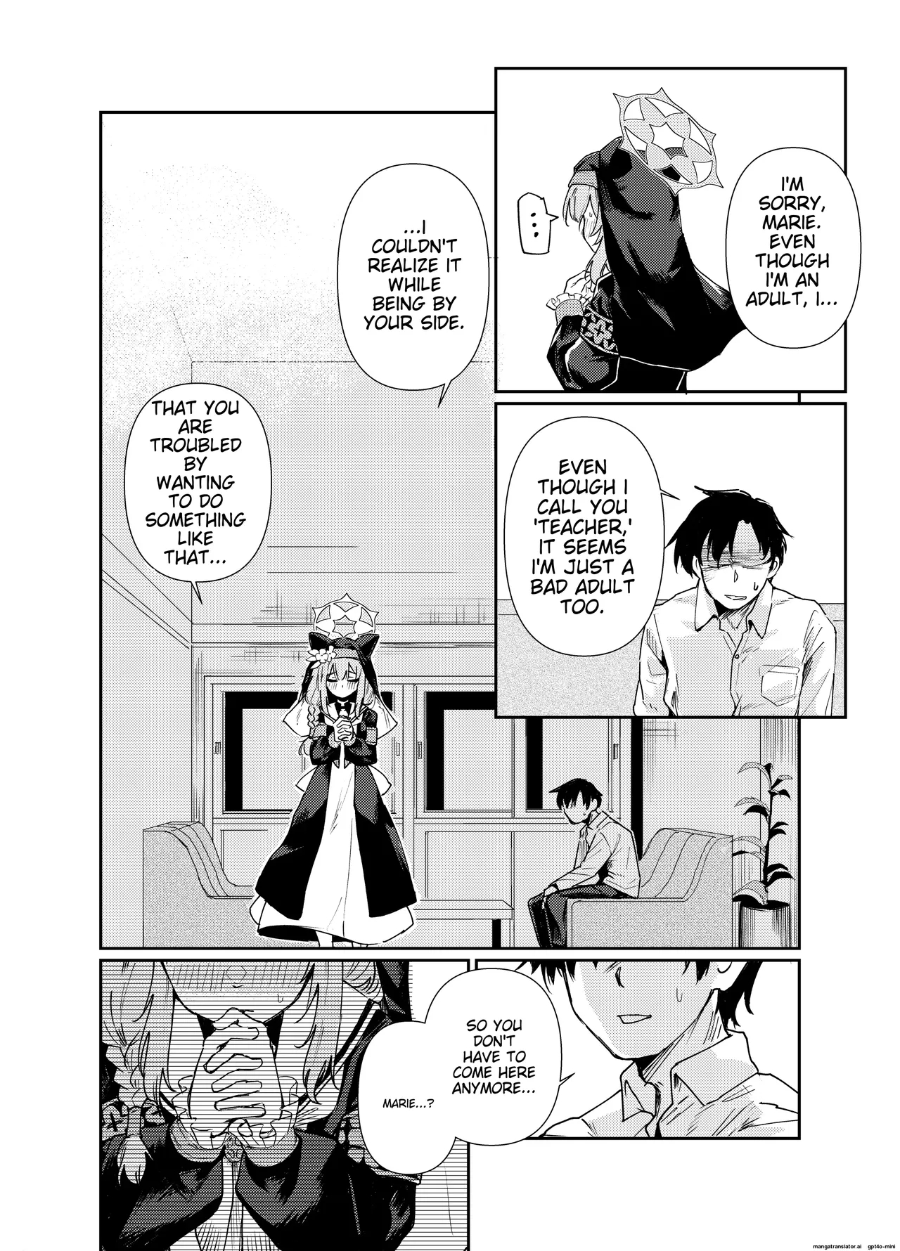 Marie was sleeping in the Sharre clubroom. - Page 13
