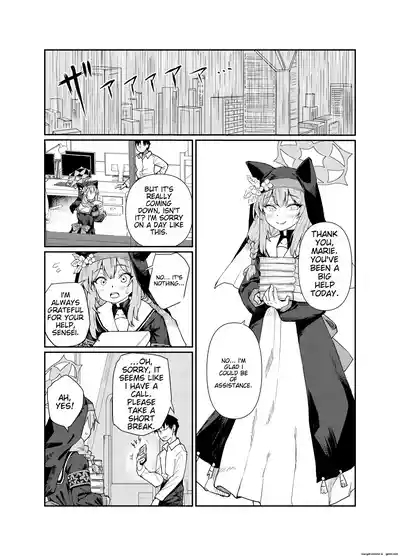 Marie was sleeping in the Sharre clubroom. 3