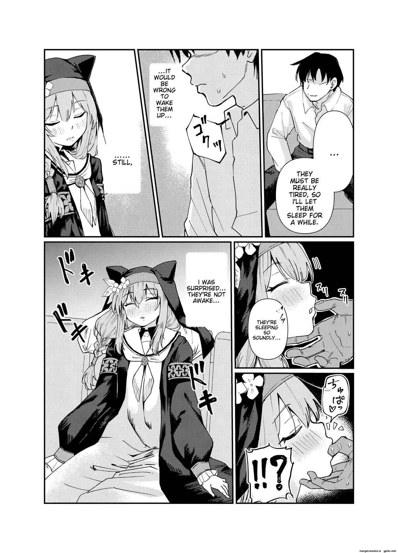 Marie was sleeping in the Sharre clubroom. - Page 5