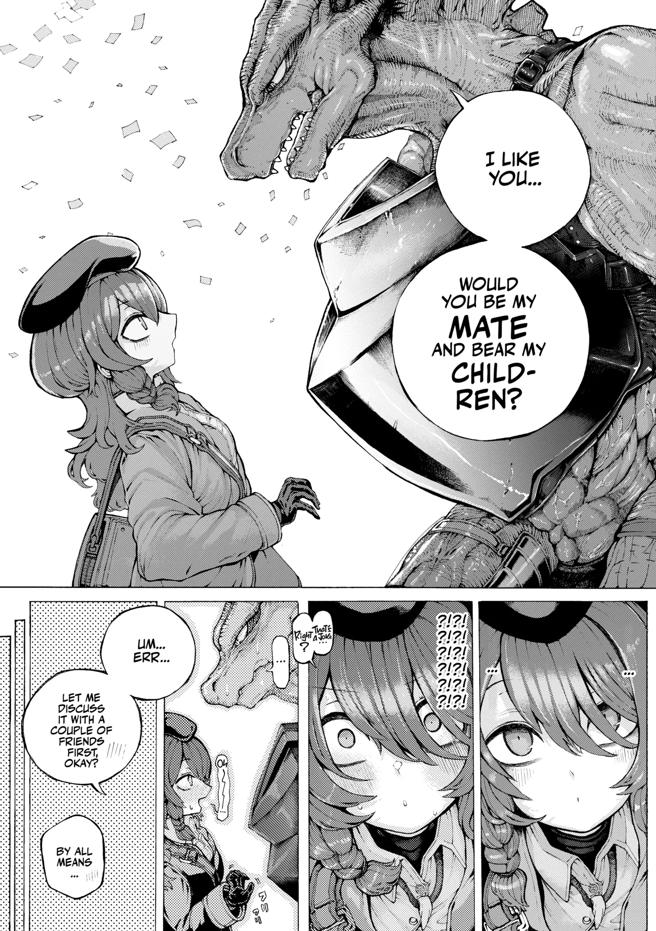 Party Member no Ryuujinzoku kara Haramase Kyuukon Sareta kedo Manzara demo Nai | The Party's Dragon Courted Me for The Sake of Marriage and Baby Making - Page 6