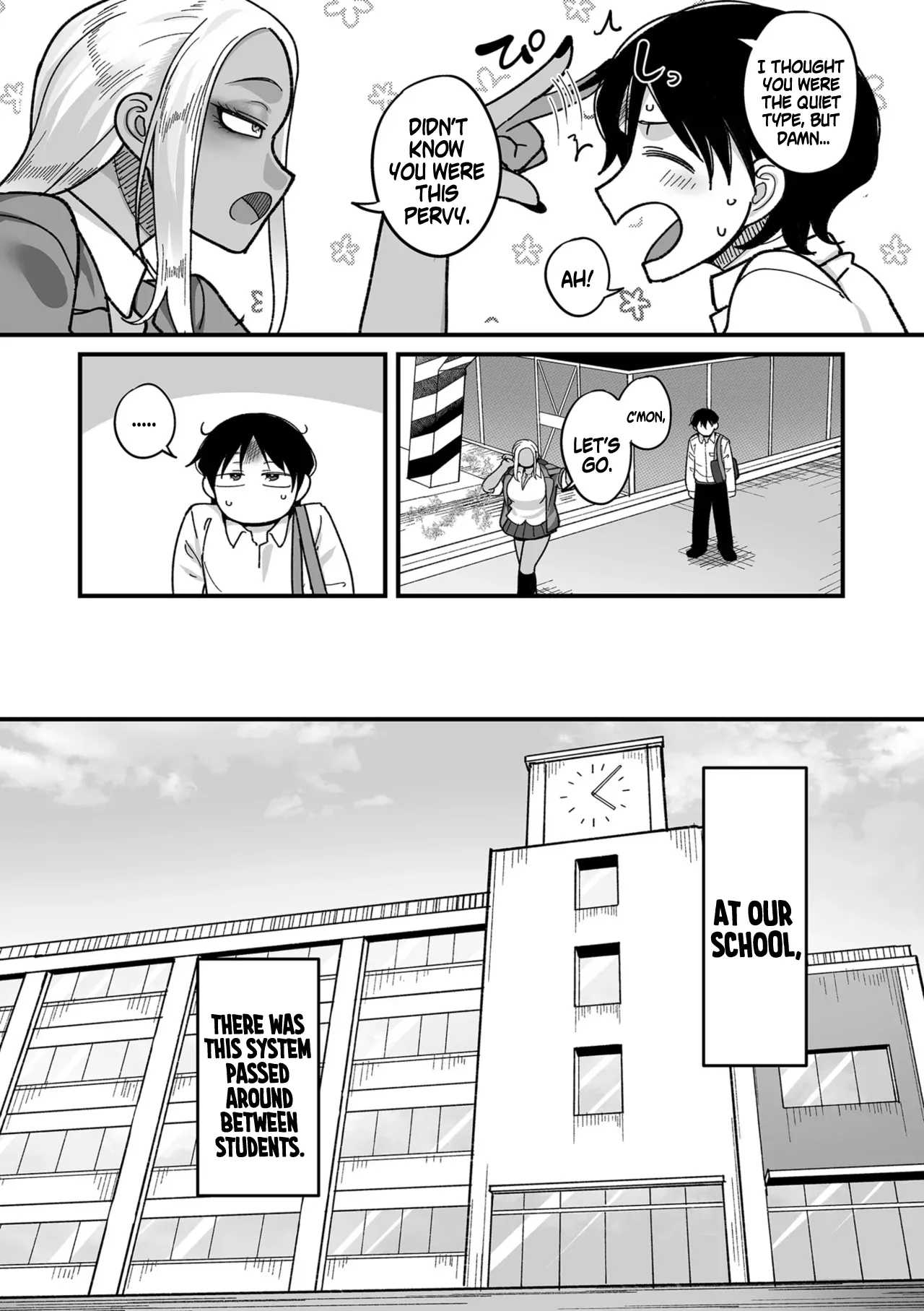 School Prostitution Journal- Chapter 1: Kuro Gyaru Delinquent Okigawa - Page 4
