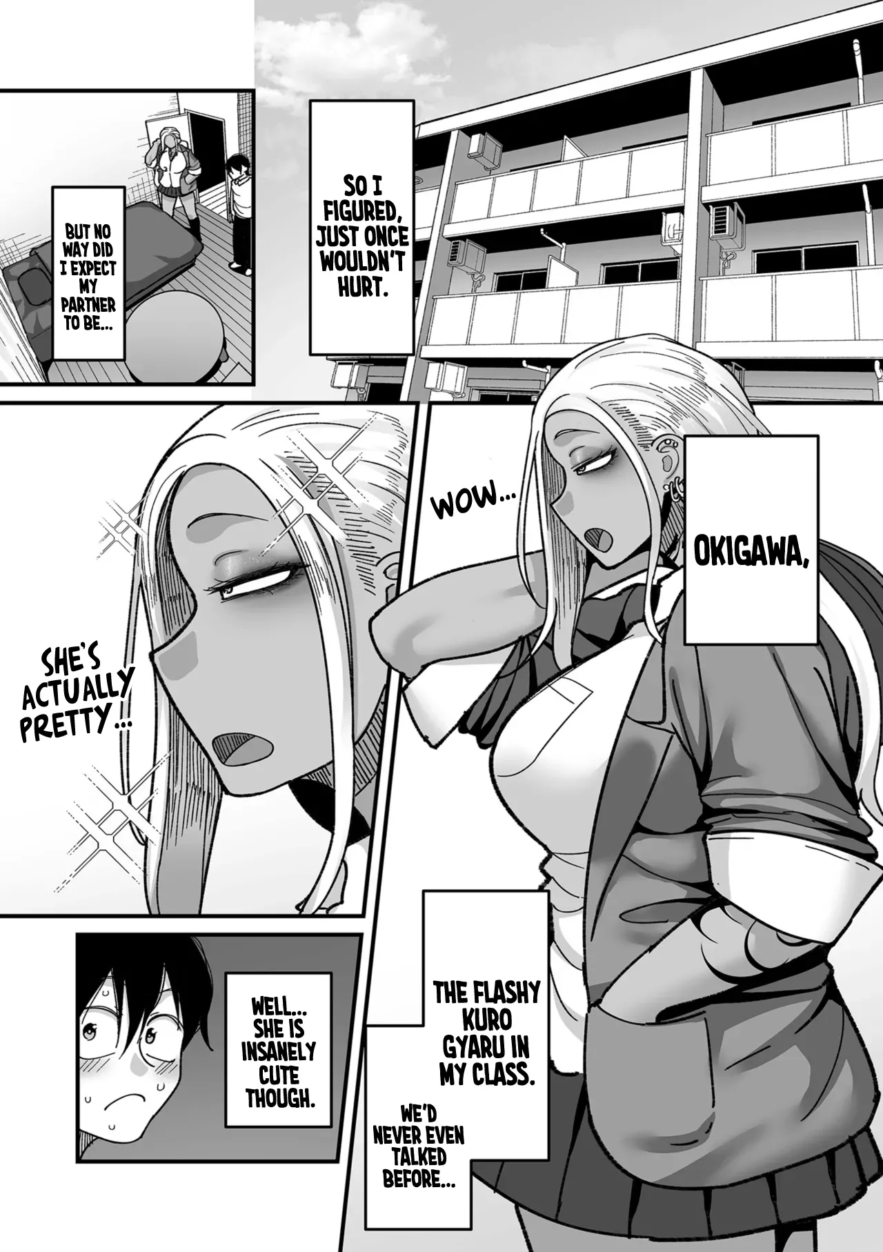 School Prostitution Journal- Chapter 1: Kuro Gyaru Delinquent Okigawa - Page 9