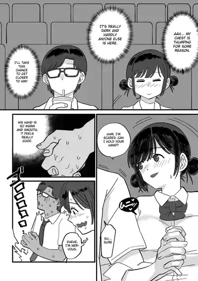 Akogare no Senpai to Tanoshii Eigakan Date no hazu ga... Shiranai Oji-san tachi ni Mawasareru 10