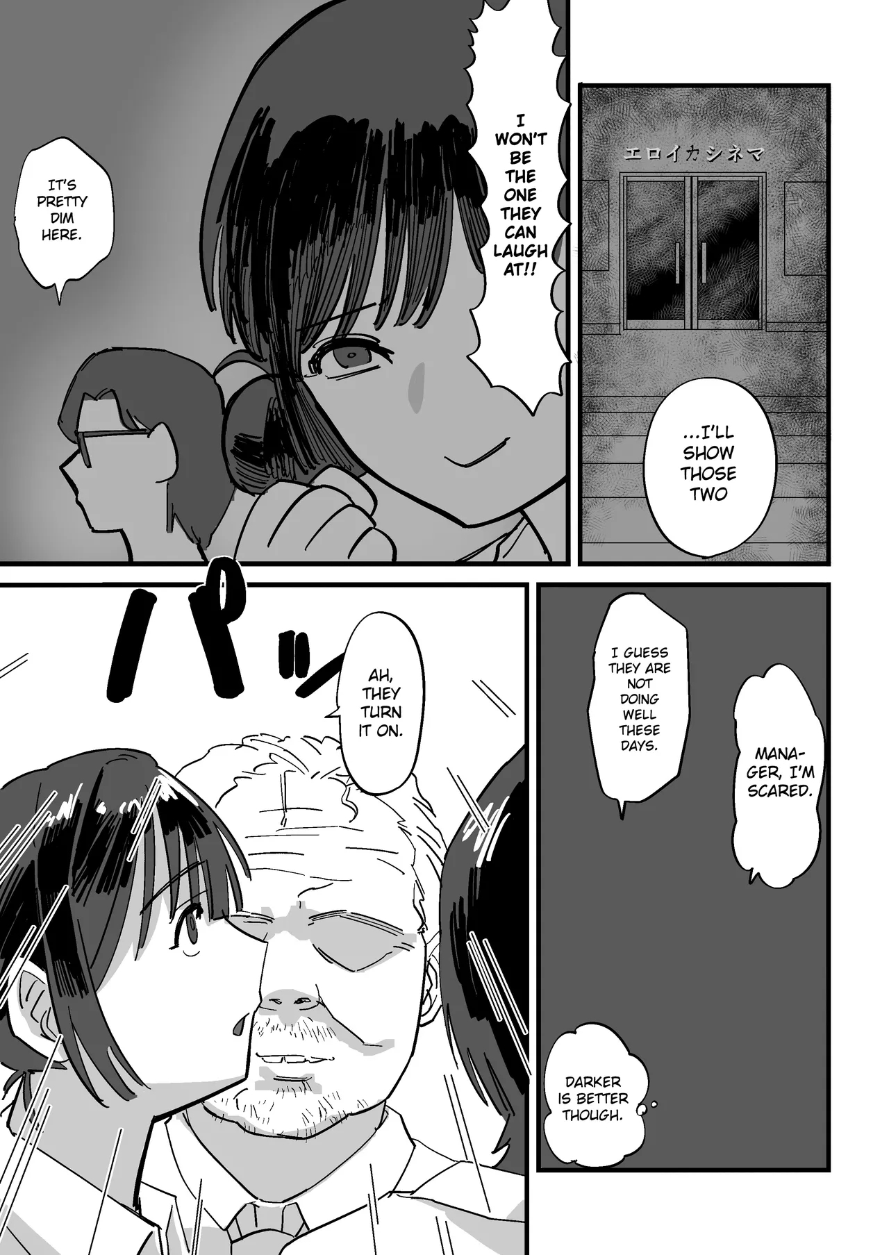 Akogare no Senpai to Tanoshii Eigakan Date no hazu ga... Shiranai Oji-san tachi ni Mawasareru - Page 8