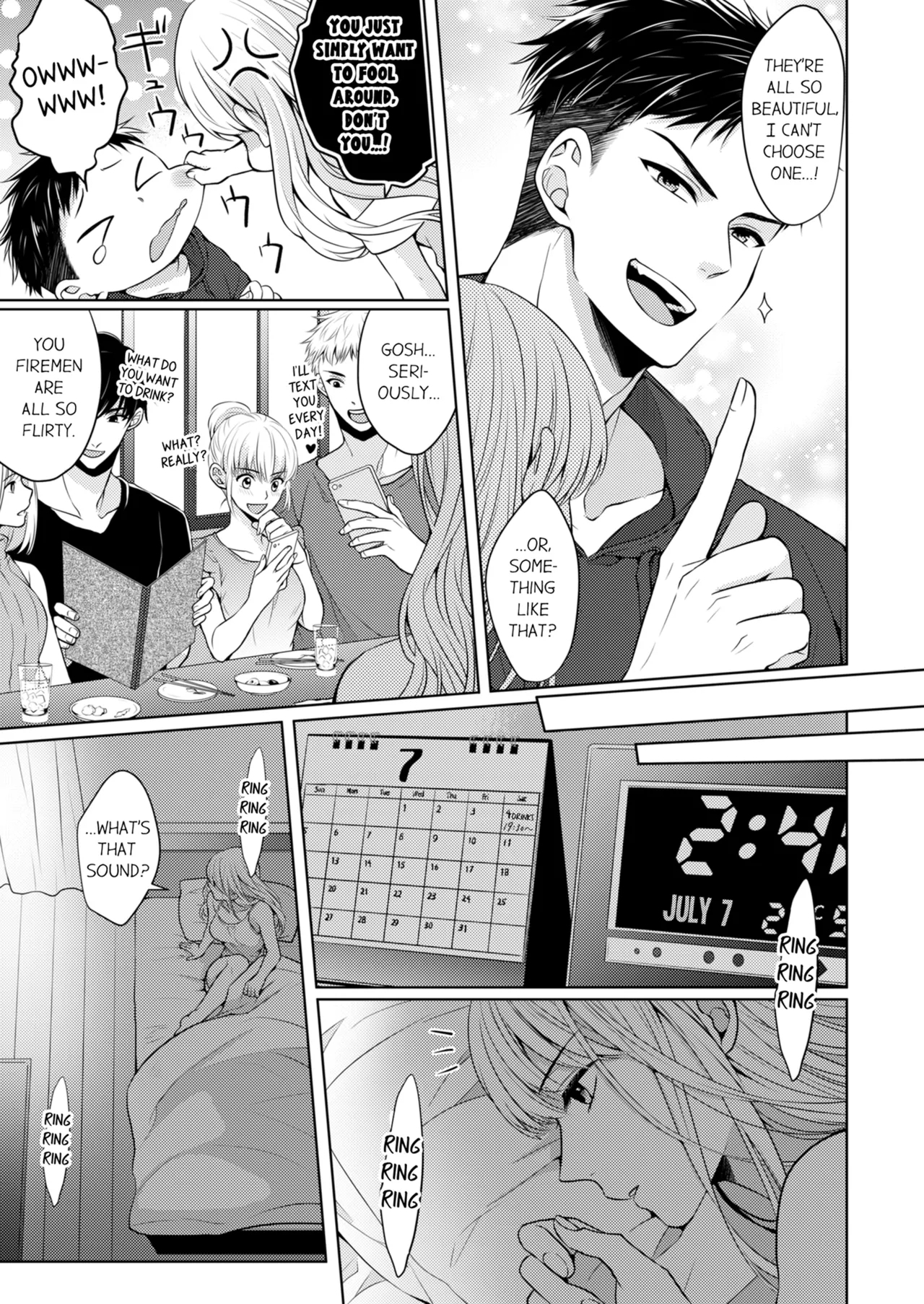 Yubisaki Kara Honki no Netsujō ～ Chara Otoko Shōbōshi wa Massuguna me de Watashi o Daita ～ | Fire in His Fingertips Vol. 1 - Page 5