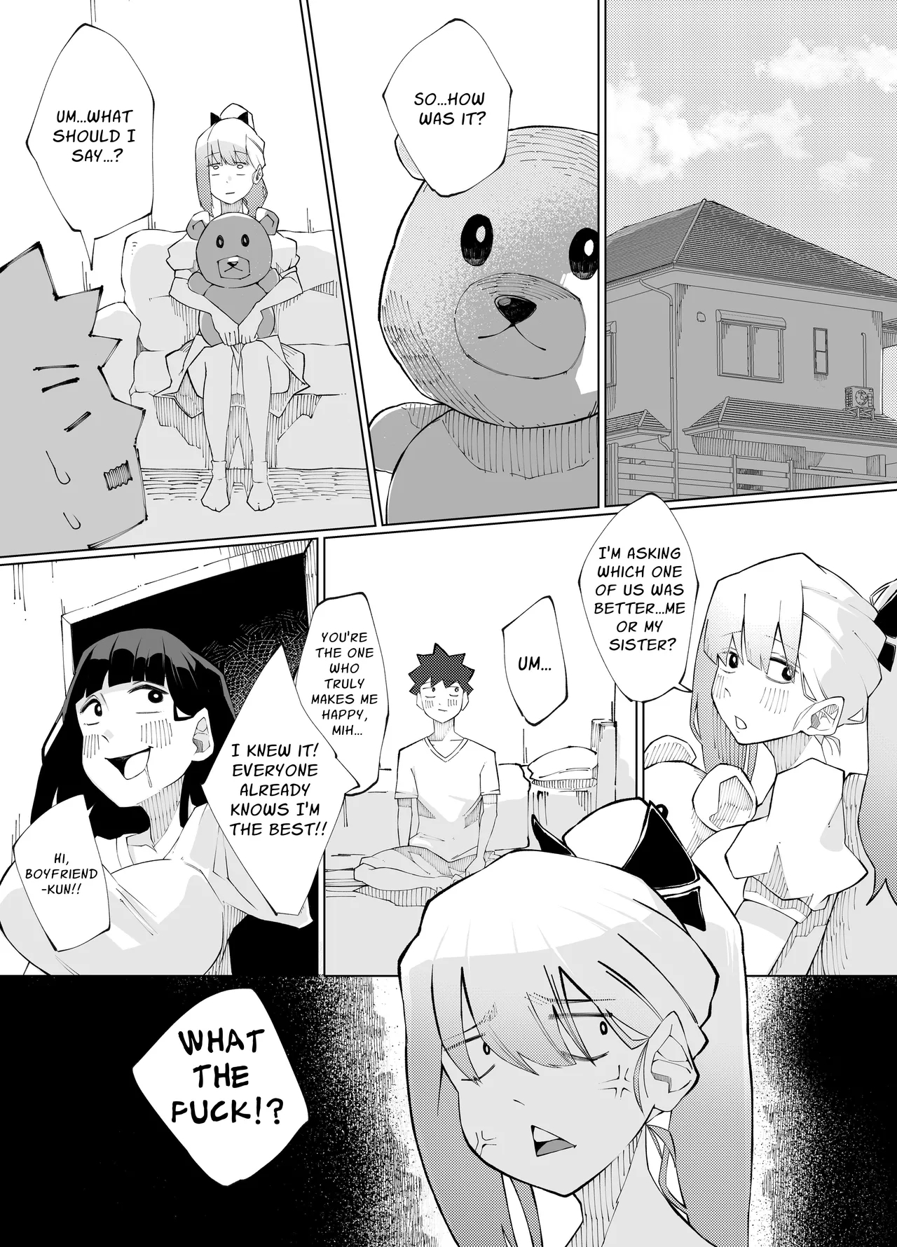 Shimai no Amai Ana Kurabe | Comparing Sisters' Sweet Holes - Page 55