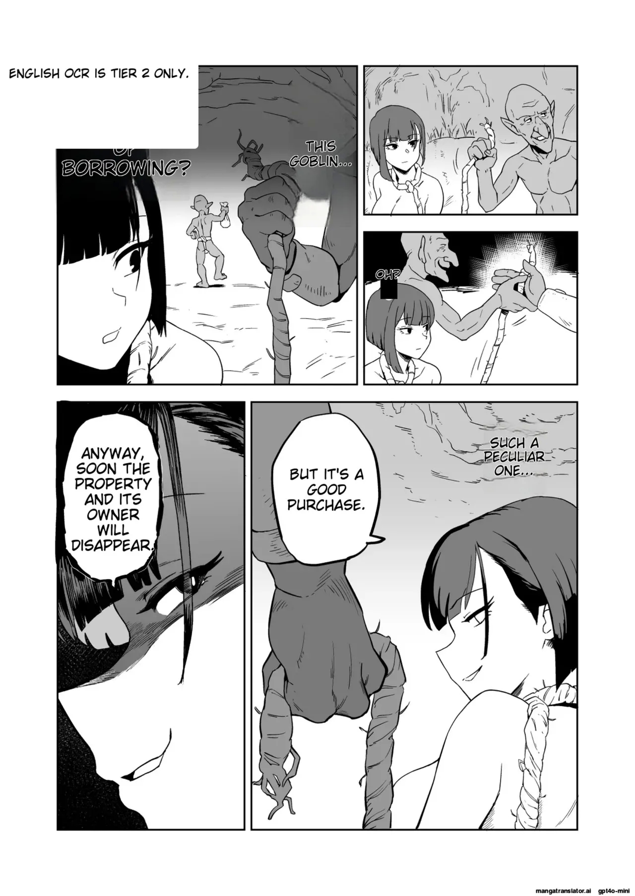 The Story of How a Masochistic Female Knight Looking to Get Gangbanged by Weaklings Became a Goblin Slave for Real; Part 2 - Page 9