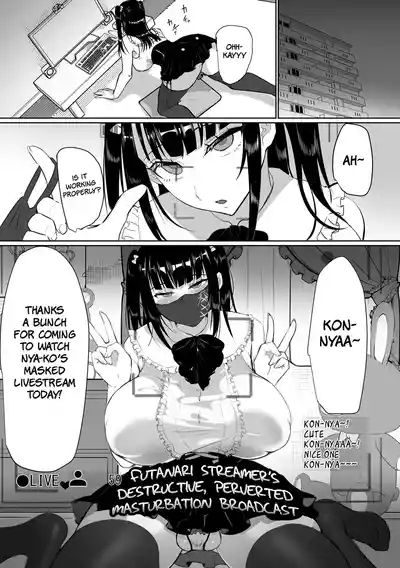 Futanari Streamer's Destructive, Perverted Masturbation Broadcast 2