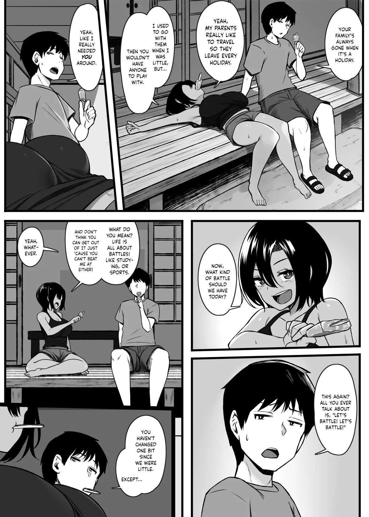 Makezu Girai na Osananajimi to H Shoubu suru Hanashi | A story where a Childhood Friend that hates Losing has a Sex Battle! - Page 3