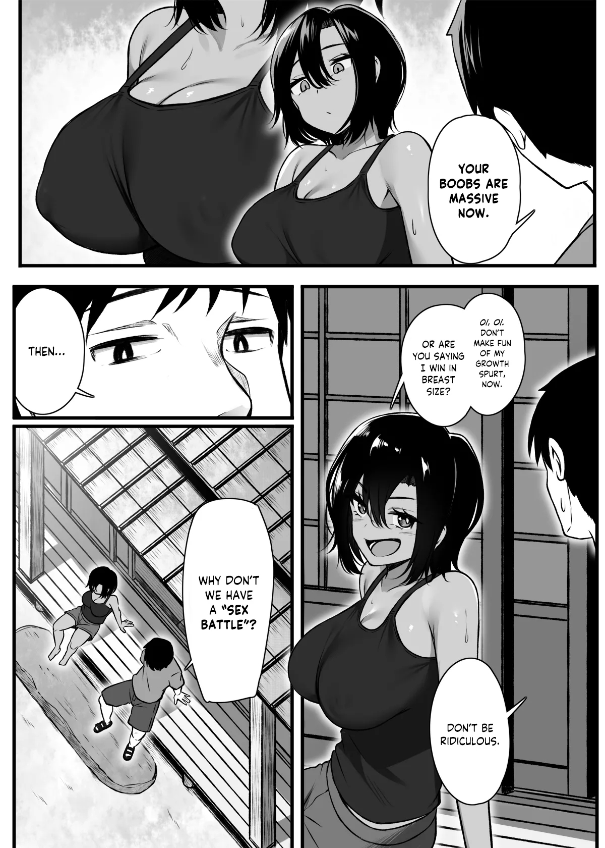 Makezu Girai na Osananajimi to H Shoubu suru Hanashi | A story where a Childhood Friend that hates Losing has a Sex Battle! - Page 4