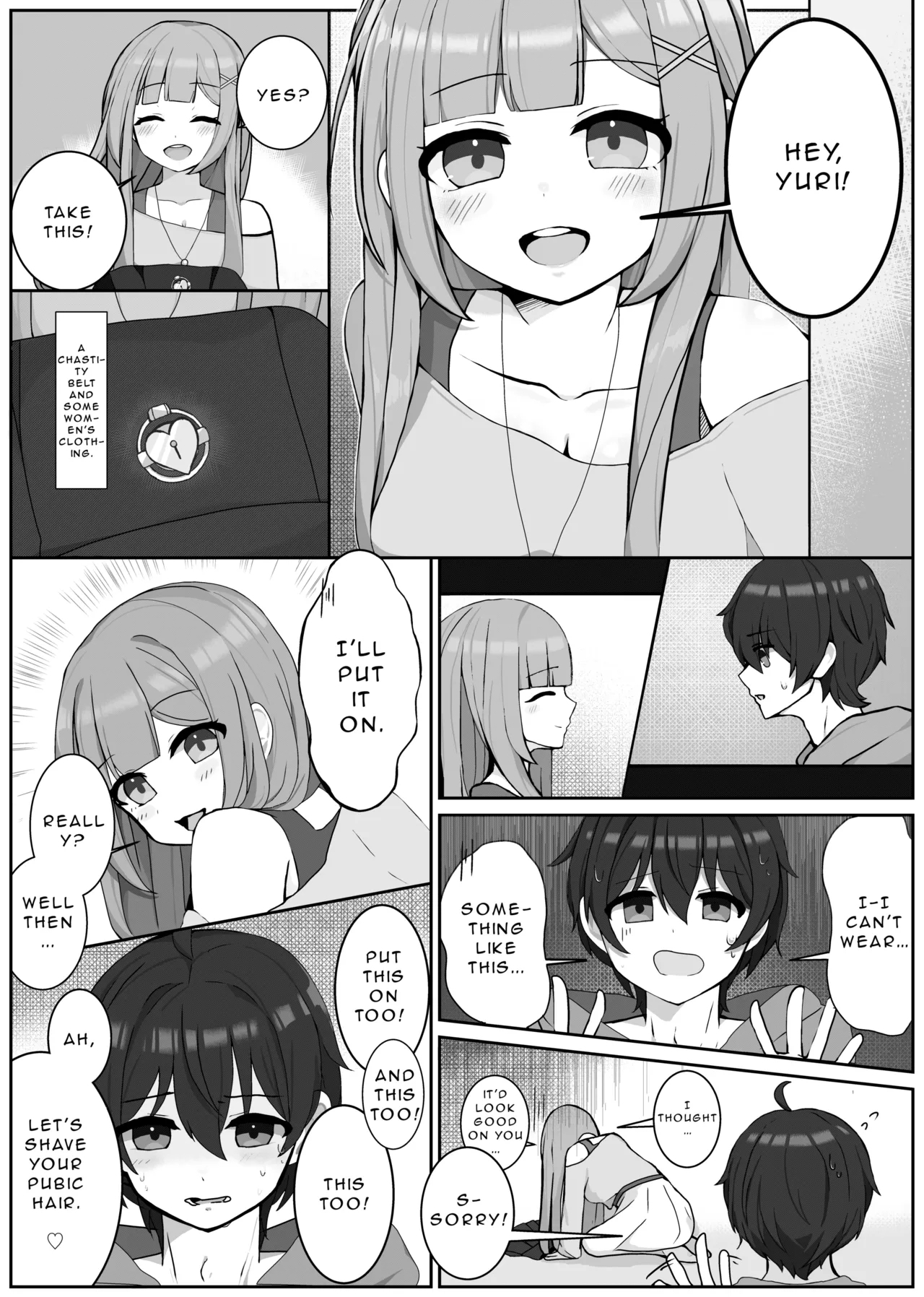 [変態マゾ研究所 (神子田みく)] 後戻り出来ない女性化変態マゾ調教 [英訳] - Hentaiaz.com - 3